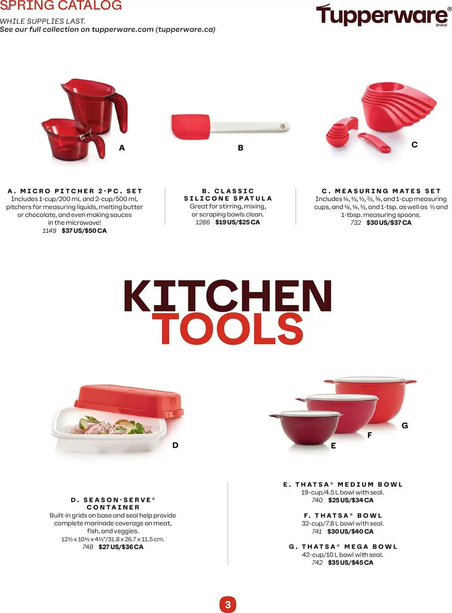 Tupperware flyer from April 1 to June 30 2025 - flyer page 3