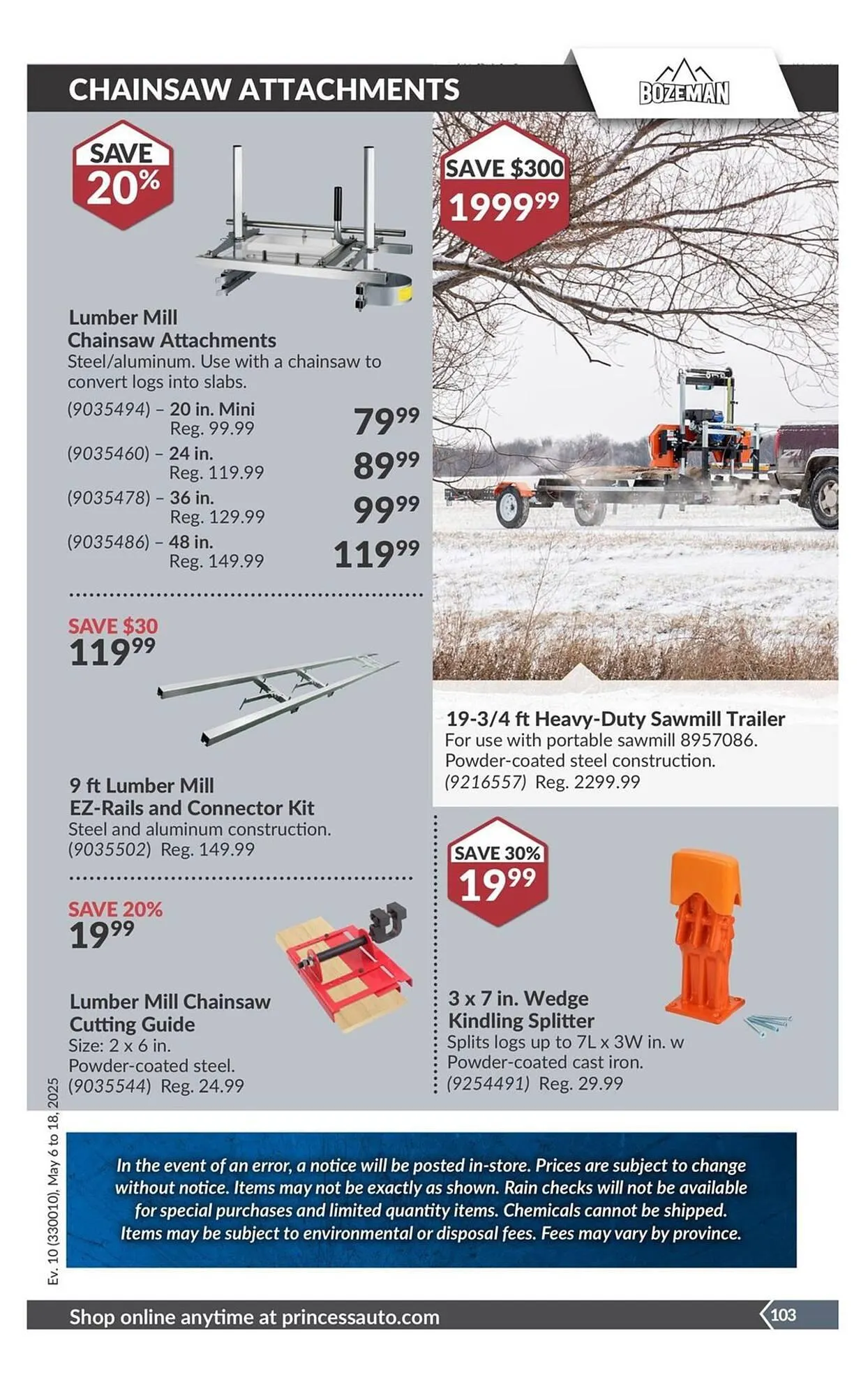 Princess Auto flyer from May 6 to May 18 2025 - flyer page 108