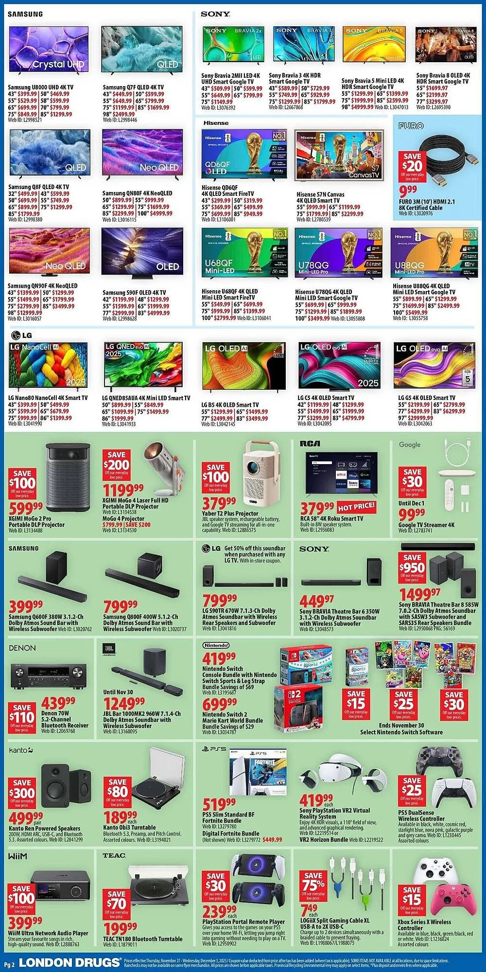 London Drugs flyer from November 27 to December 4 2025 - flyer page 3