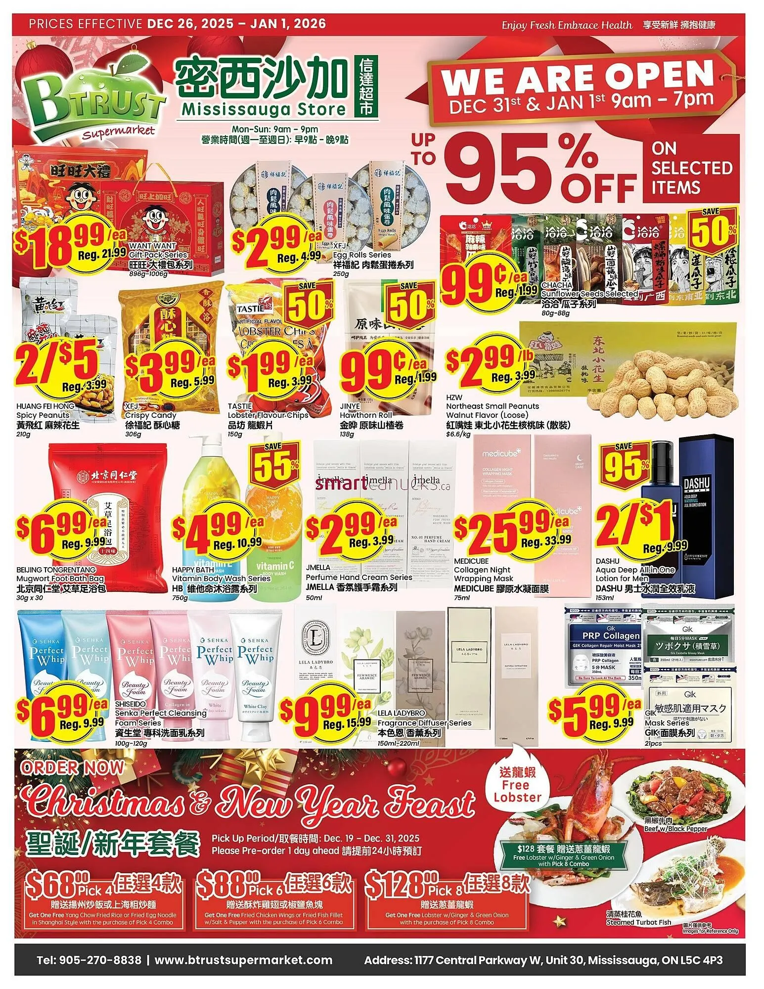 Btrust Supermarket flyer from December 26 to January 1 2026 - flyer page 1