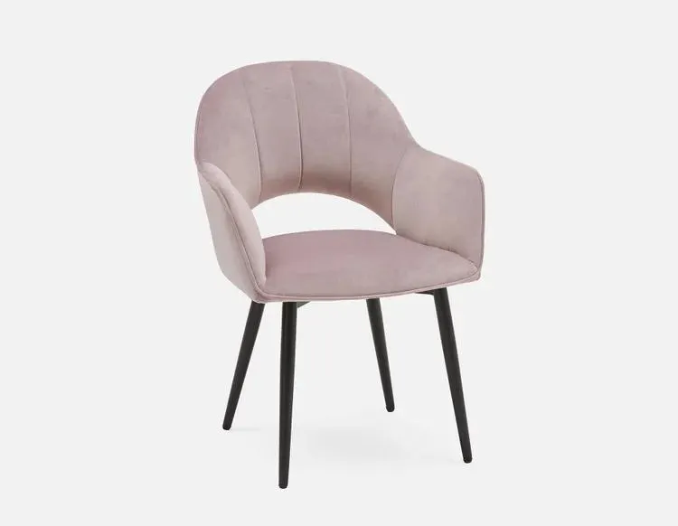 BAILEY velvet dining armchair