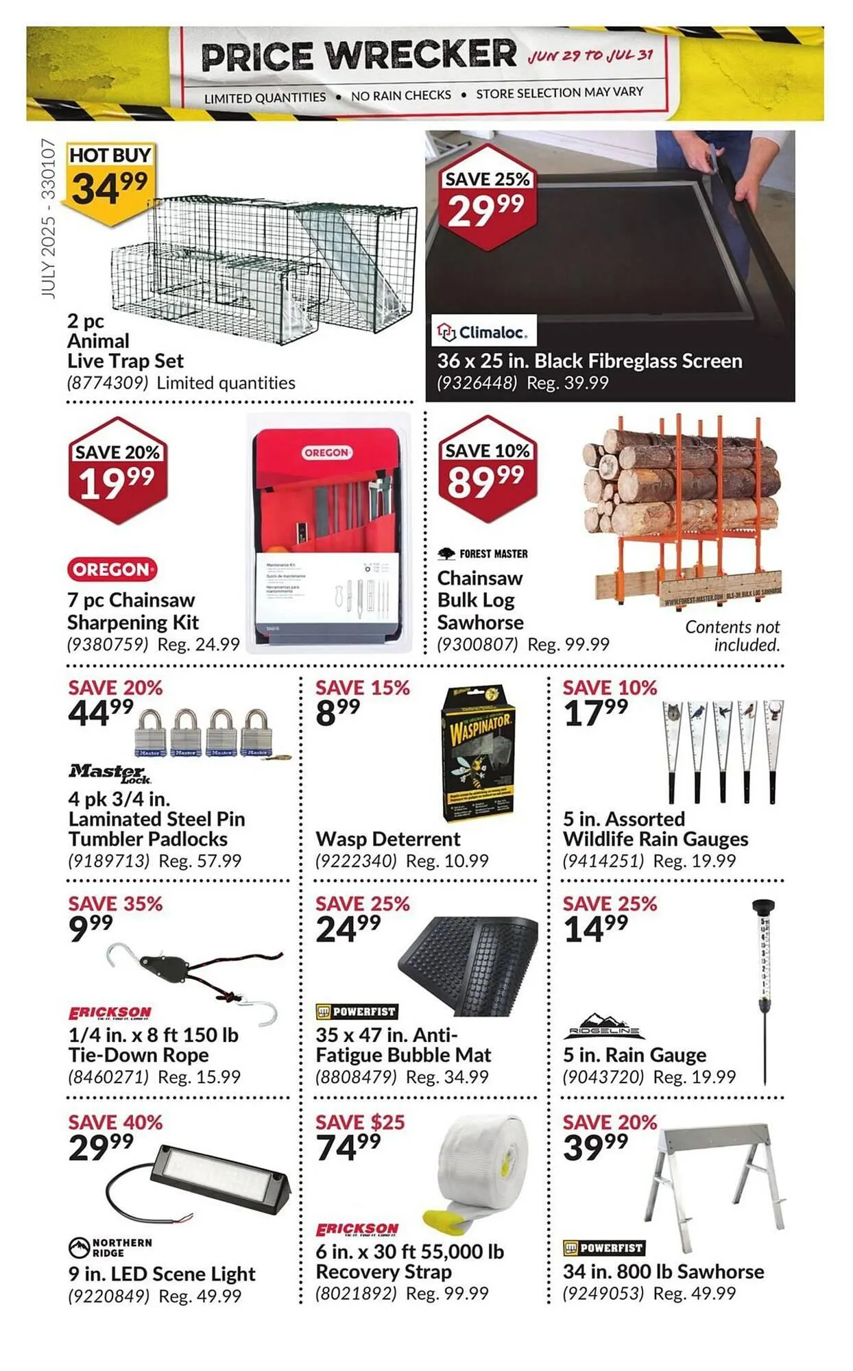 Princess Auto flyer from June 29 to July 31 2025 - flyer page 29