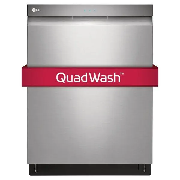 LG 24 in. Stainless-steel Built-in Top Control Dishwasher with Adjustable Third-level Rack