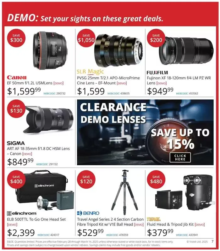 March Clearance from March 5 to March 14 2025 - flyer page 7