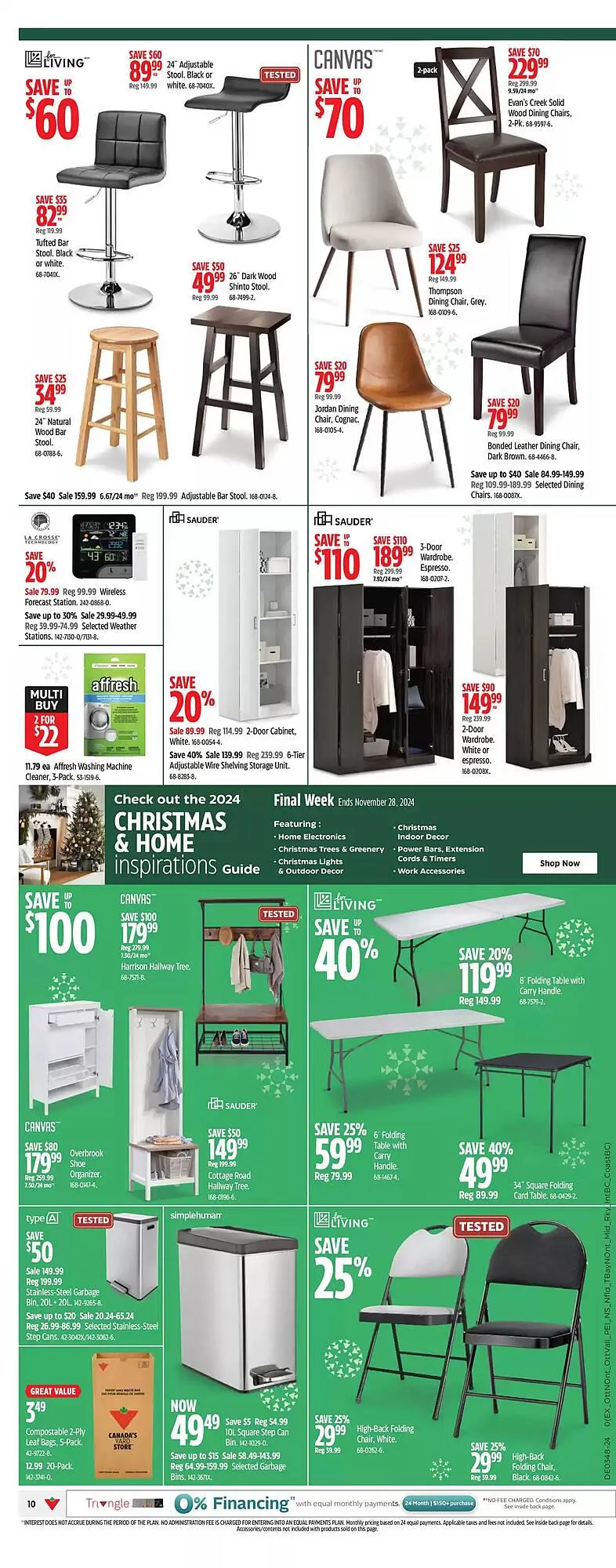 Canadian Tire flyer from November 21 to November 28 2024 - flyer page 10