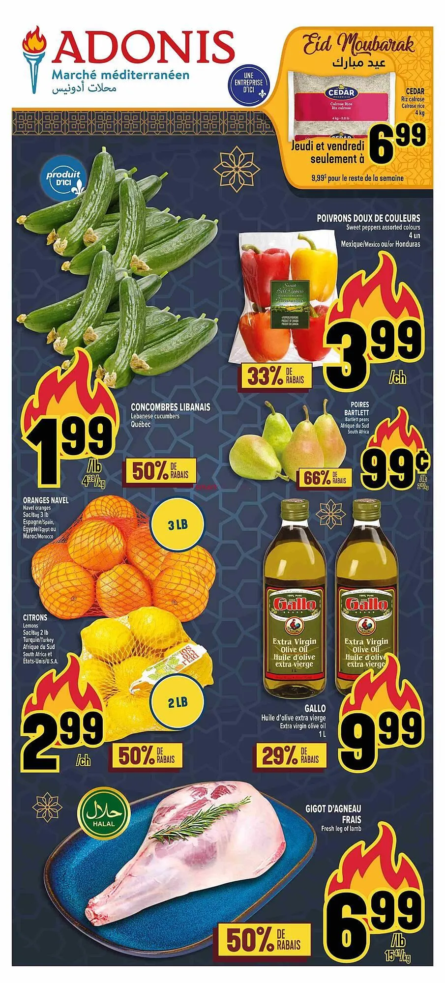 Marché Adonis flyer from March 27 to April 2 2025 - flyer page 1