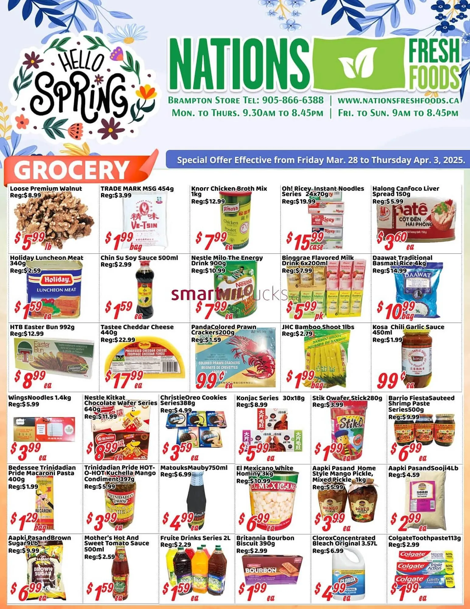 Nations Fresh Foods flyer from March 27 to April 2 2025 - flyer page 1