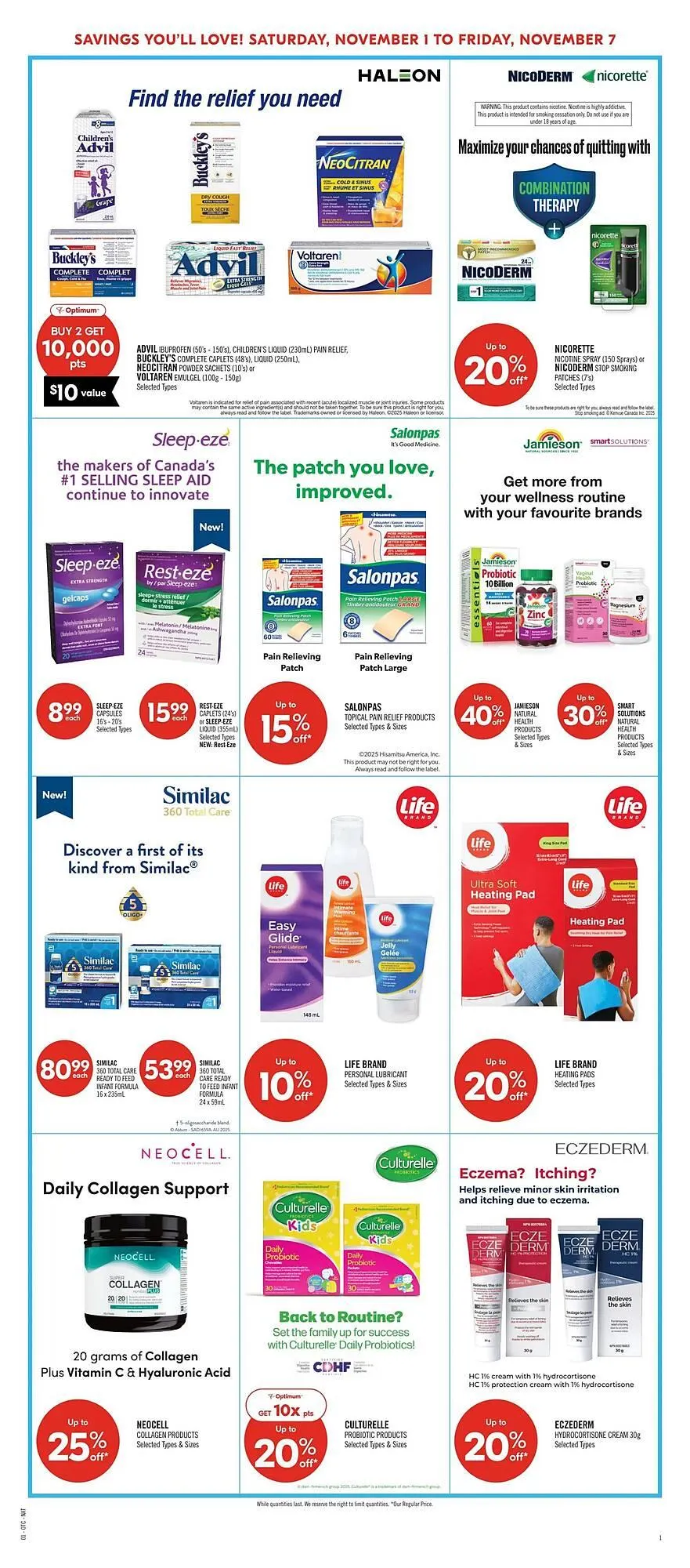 Shoppers Drug Mart flyer from October 31 to November 6 2025 - flyer page 20