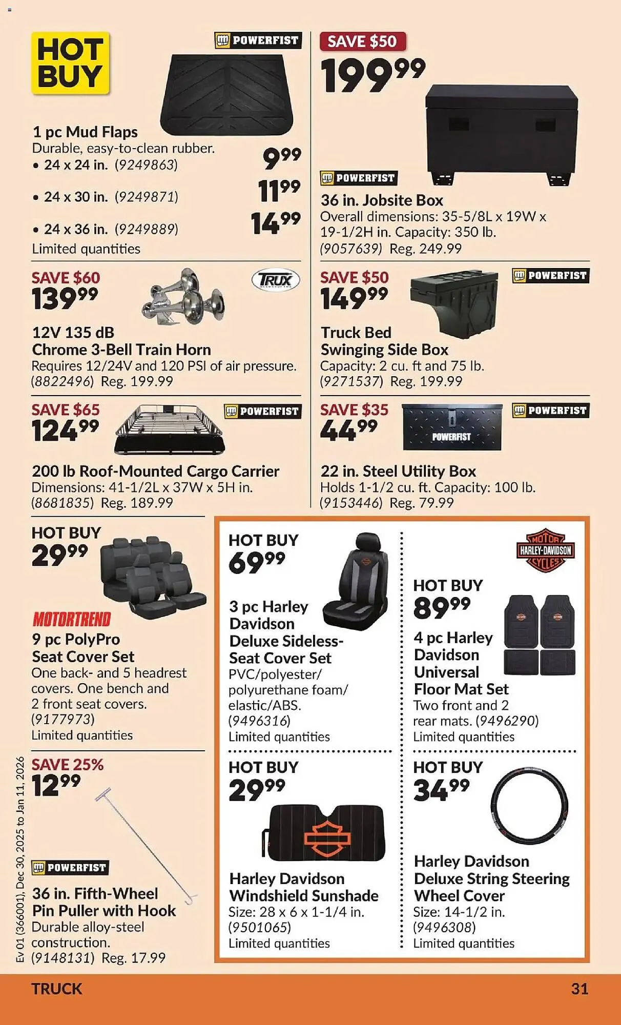 Princess Auto flyer from December 30 to January 11 2026 - flyer page 36