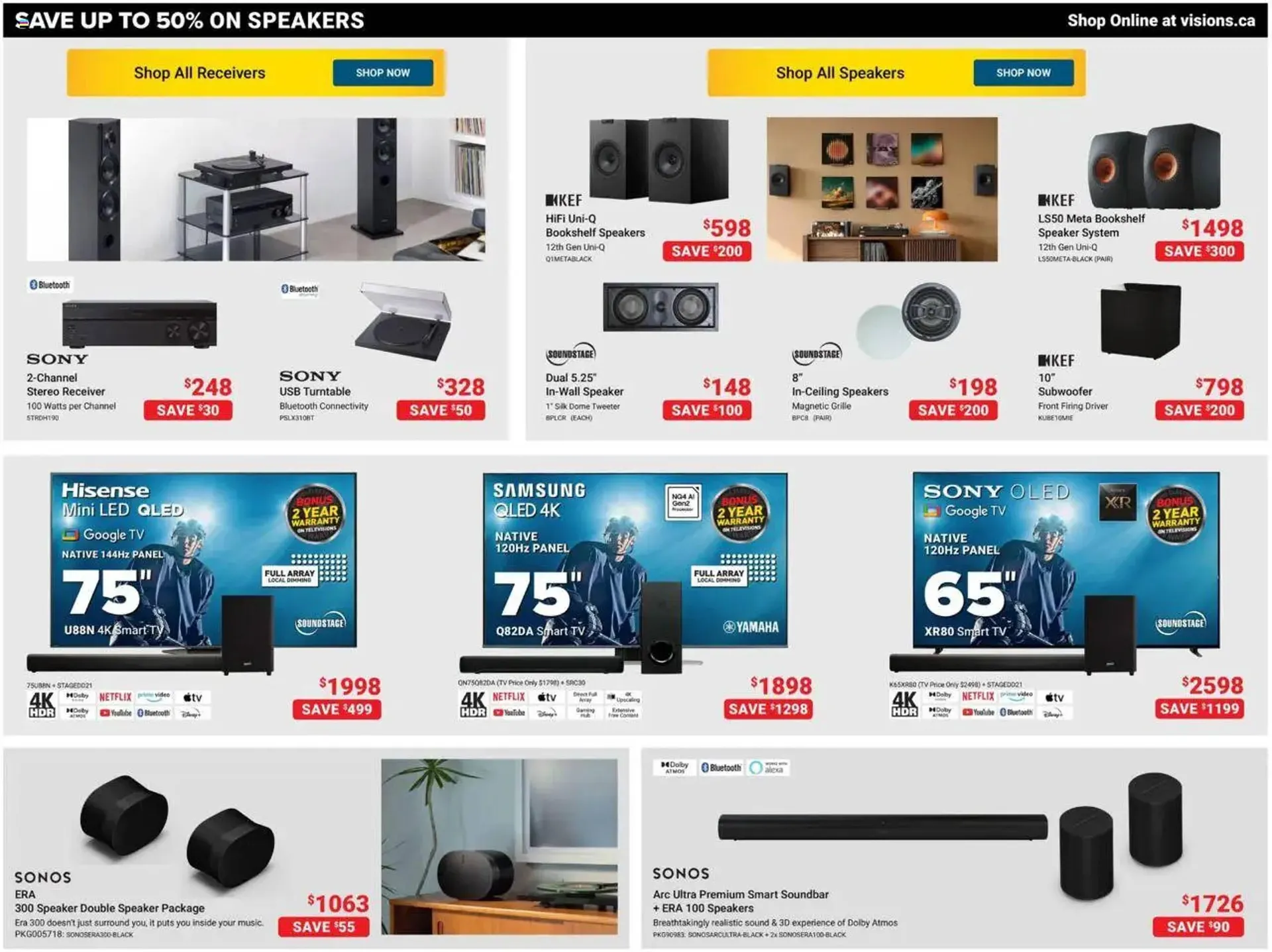 Visions Electronics flyer from April 25 to May 1 2025 - flyer page 8