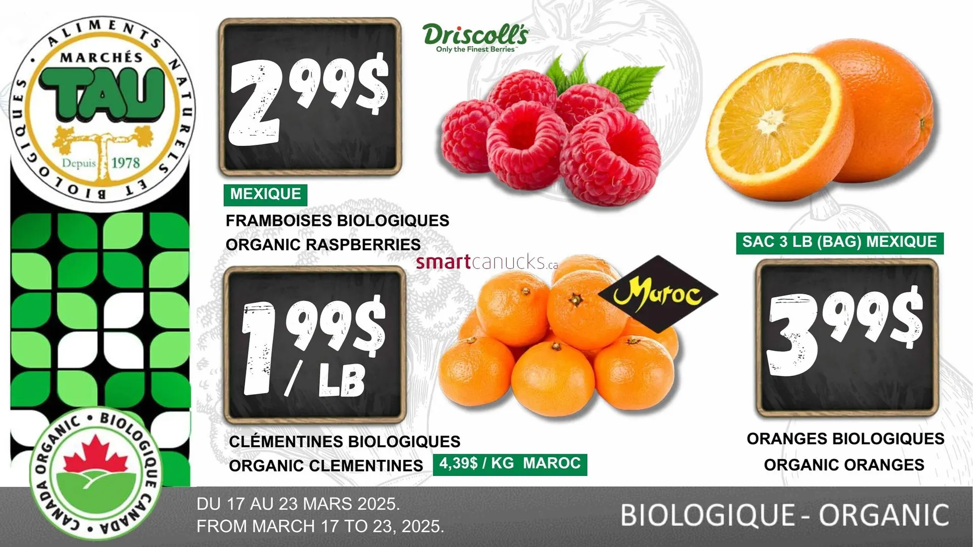 Marches Tau flyer from March 17 to March 30 2025 - flyer page 2