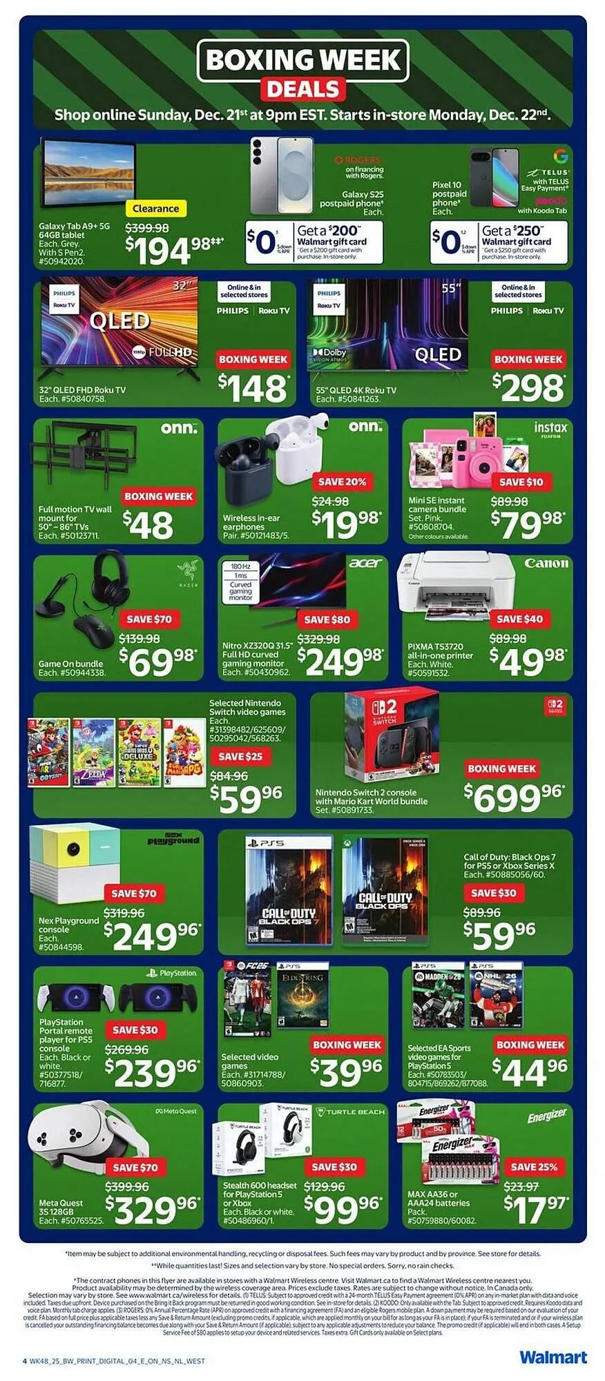 Walmart flyer from December 21 to December 31 2025 - flyer page 4