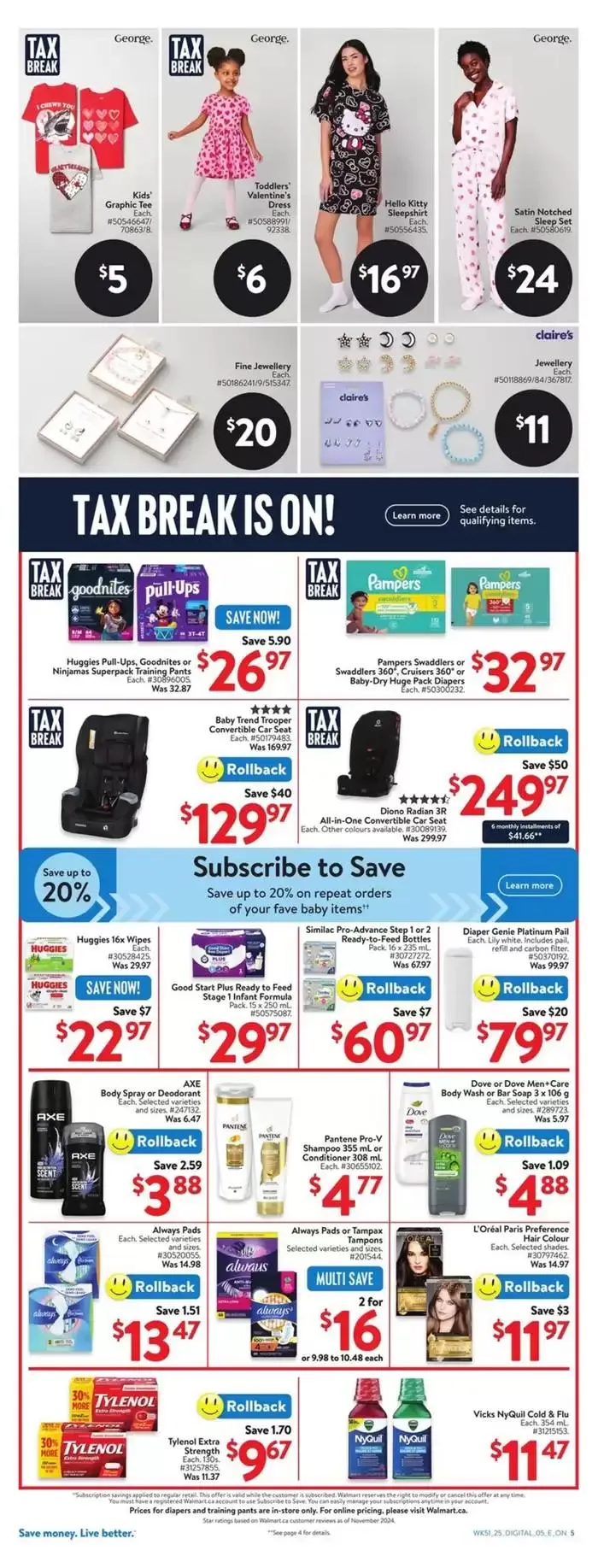 Walmart flyer from January 9 to January 15 2025 - flyer page 6