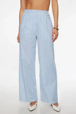 Pull-On Wide Leg Pants