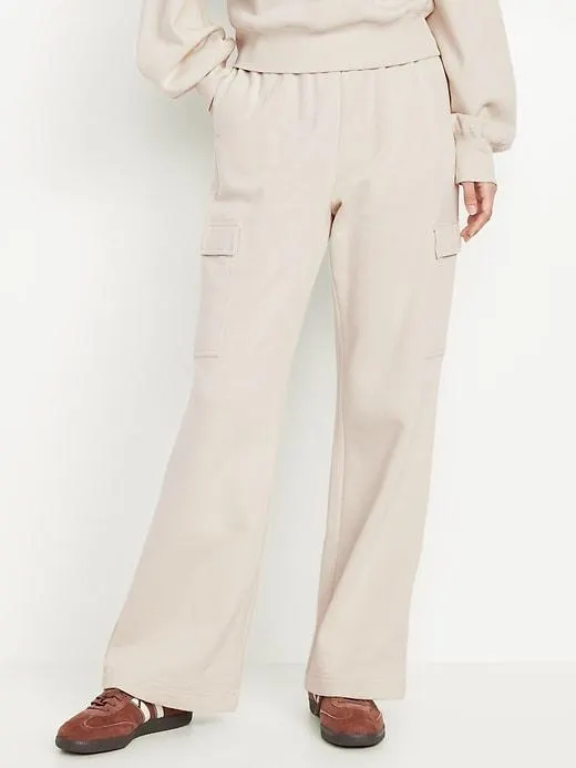 Extra High-Waisted SoComfy Cargo Wide-Leg Sweatpants