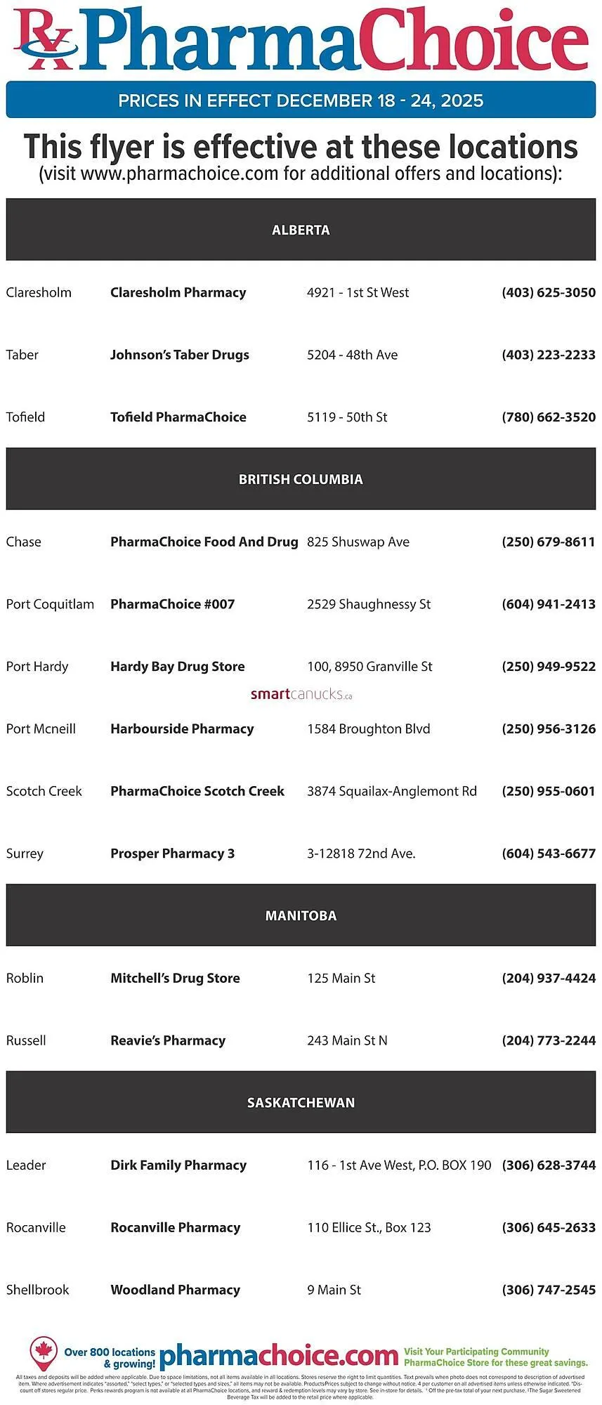 PharmaChoice flyer from December 18 to December 24 2025 - flyer page 4