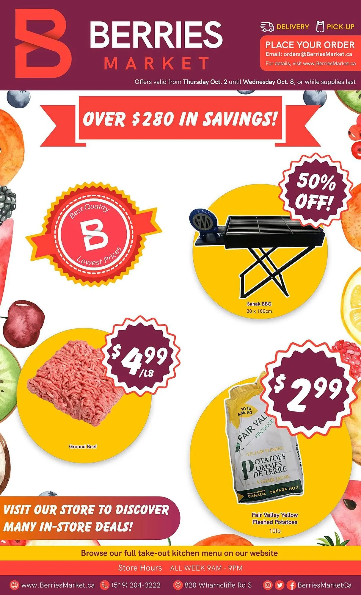 Berries Market flyer from October 2 to October 15 2025 - flyer page 1
