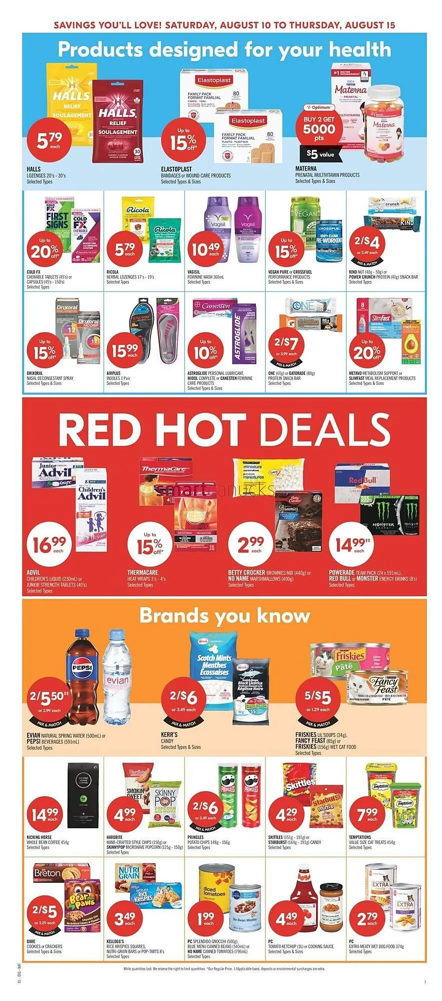Shoppers Drug Mart flyer from August 8 to August 14 2024 - flyer page 17