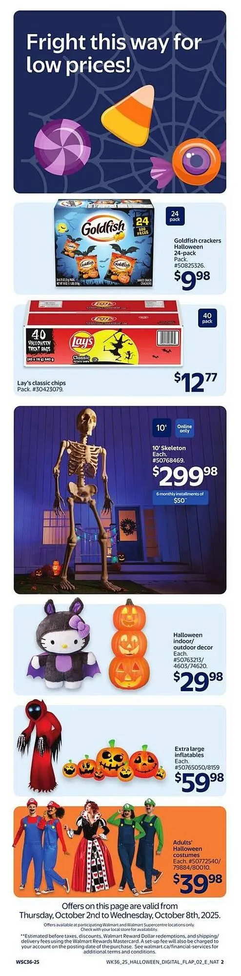 Walmart flyer from October 1 to October 8 2025 - flyer page 5