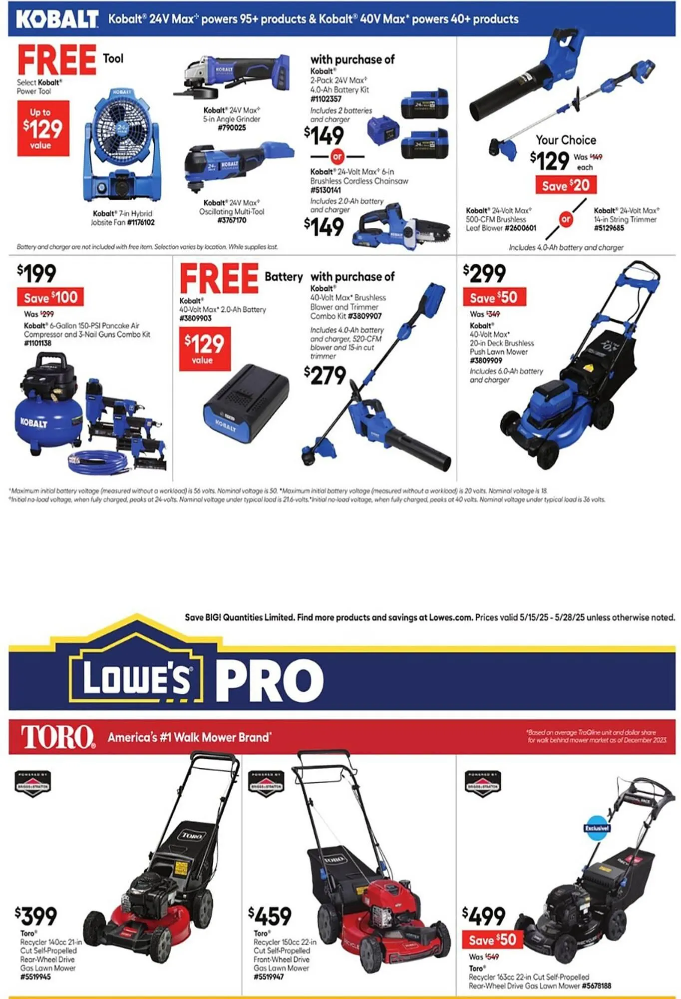 Lowe's flyer from May 15 to May 28 2025 - flyer page 5