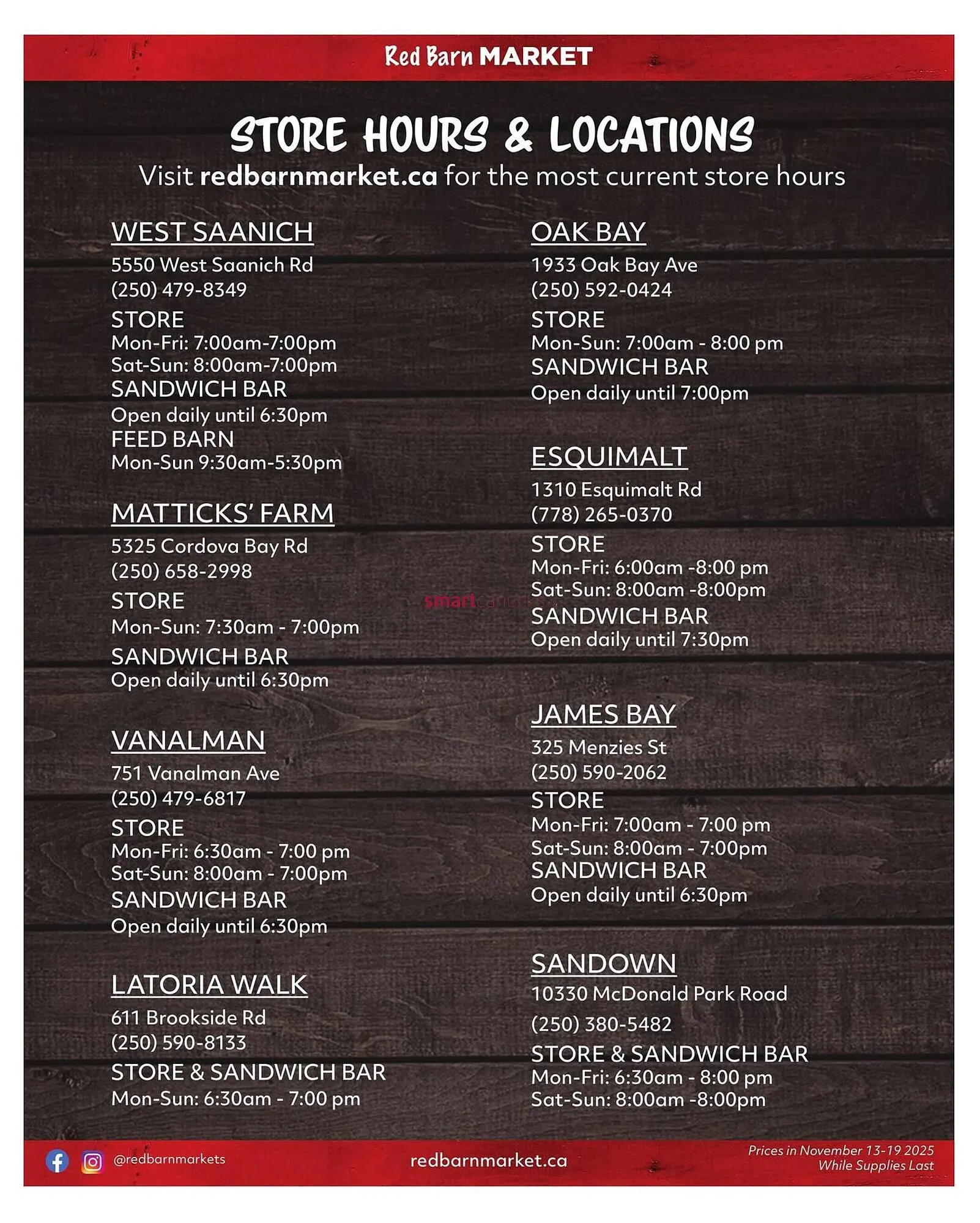 Red Barn Market flyer from November 13 to December 10 2025 - flyer page 8