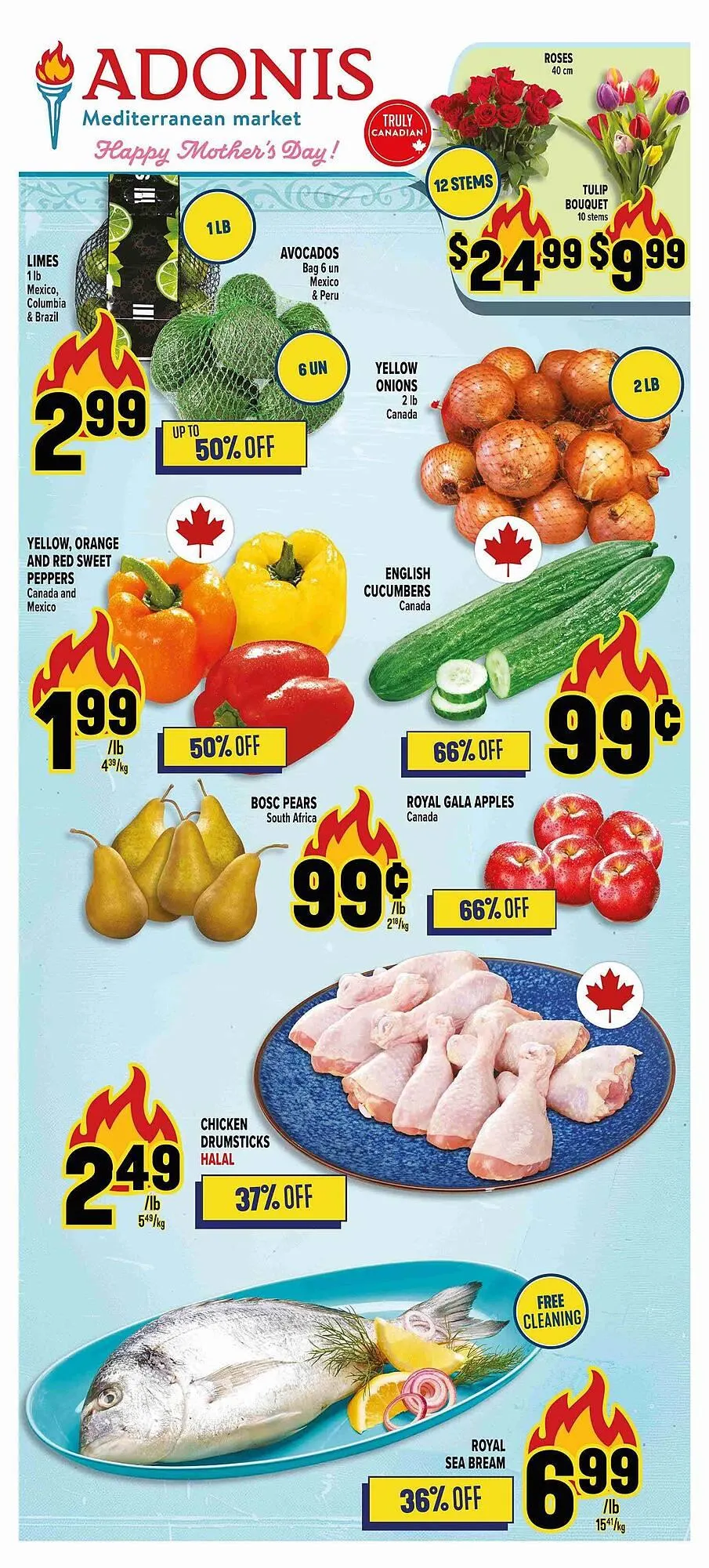 Marché Adonis flyer from May 8 to May 22 2025 - flyer page 1