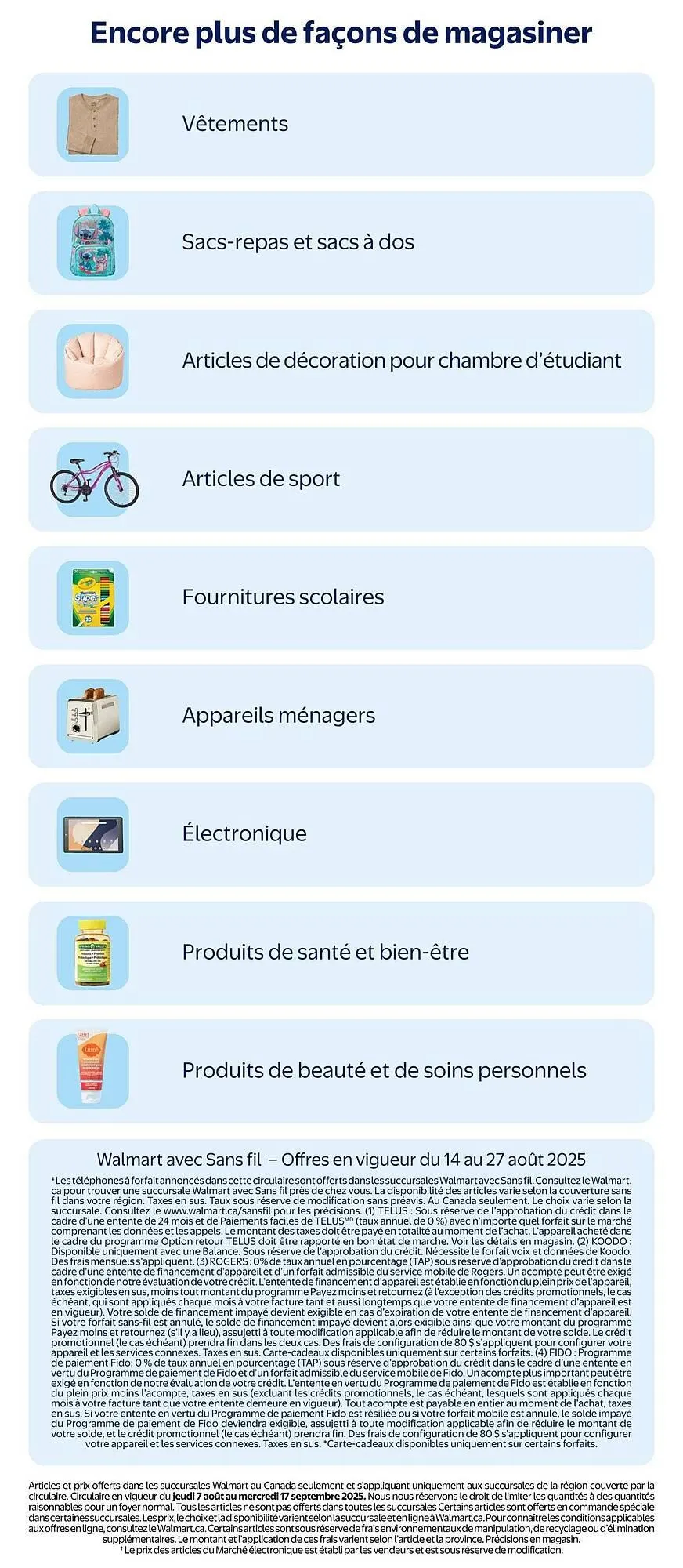 Walmart flyer from August 14 to August 21 2025 - flyer page 45