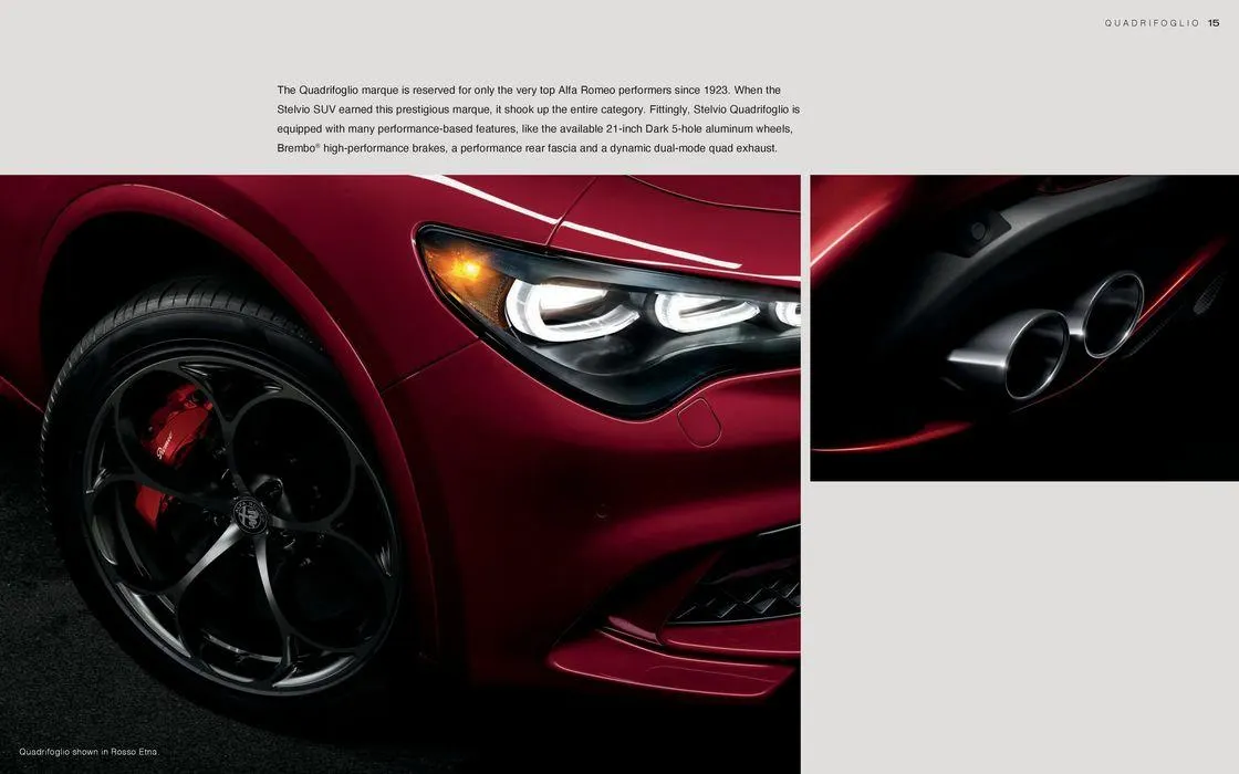 Alfa Romeo 2024 Stelvio from January 9 to January 9 2025 - flyer page 15