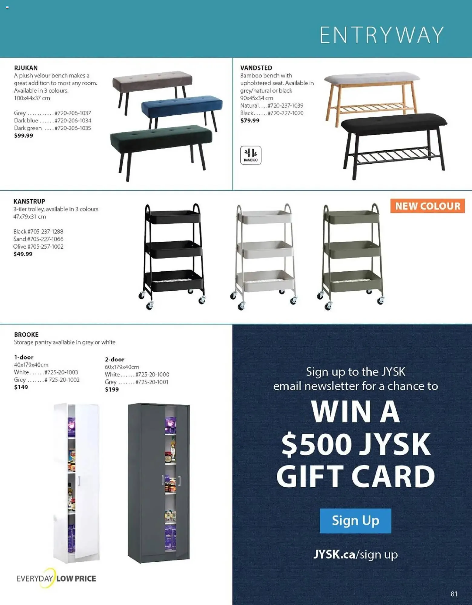 JYSK flyer from January 1 to March 1 2026 - flyer page 81