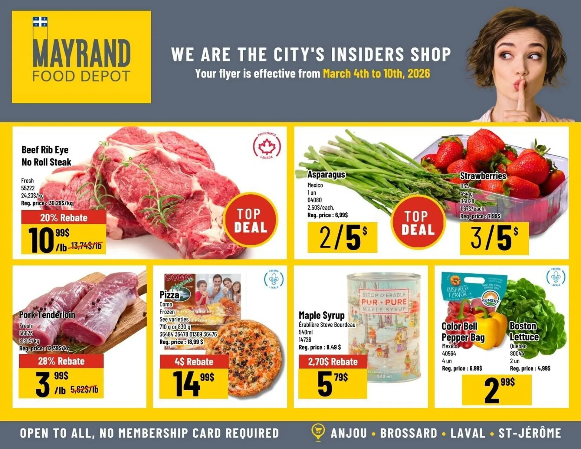 Mayrand flyer from March 5 to March 12 2026 - flyer page 1