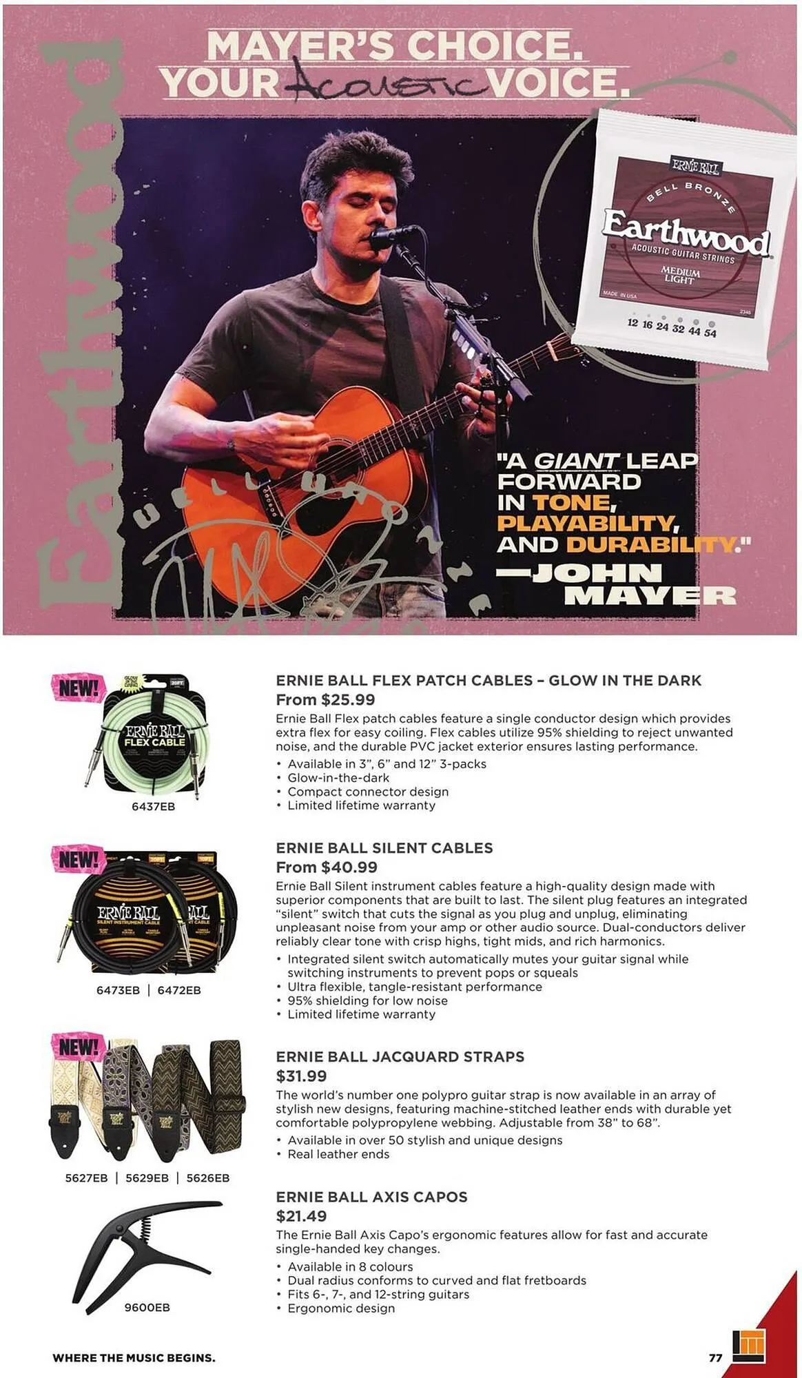 Long & McQuade flyer from October 9 to October 31 2025 - flyer page 77