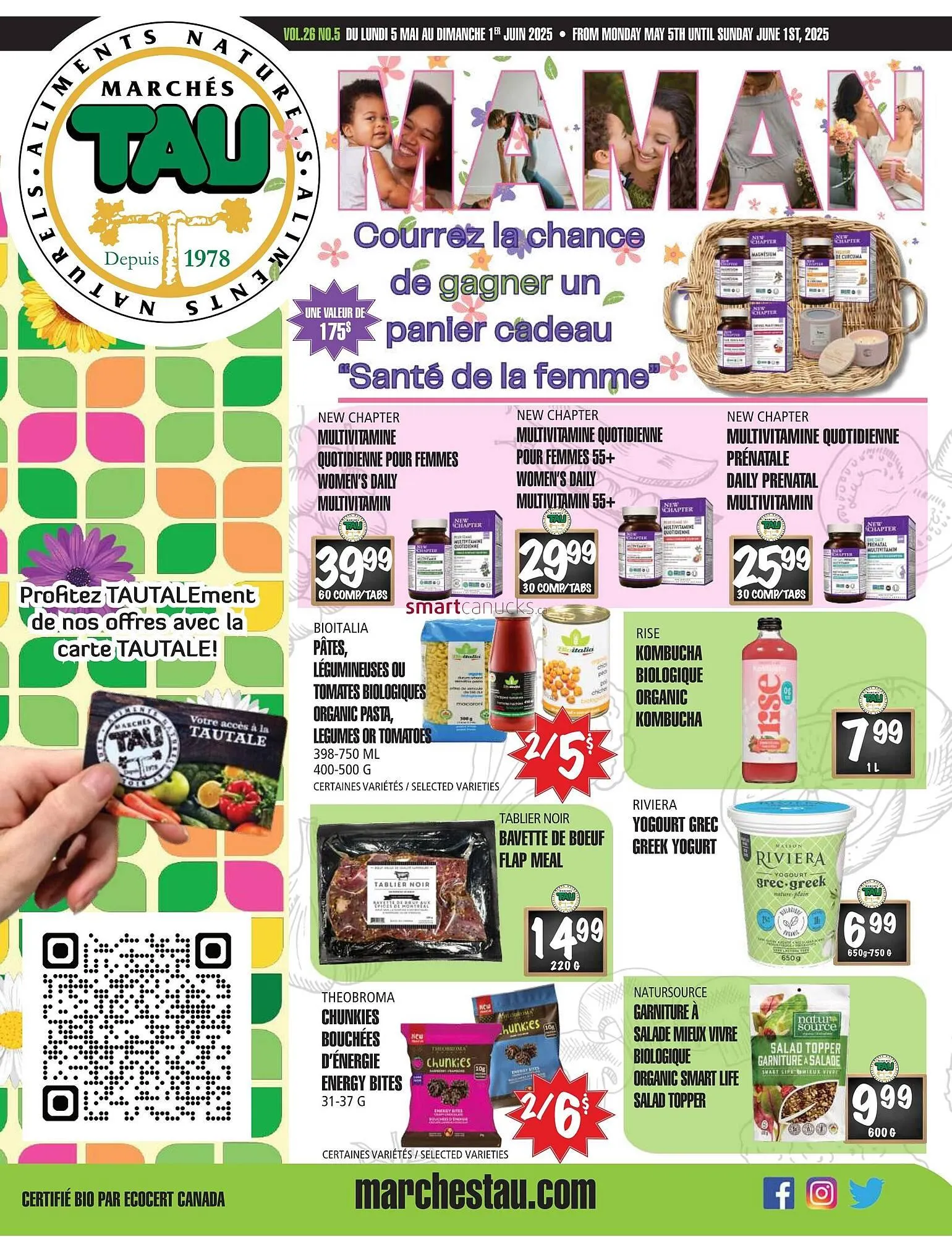 Marches Tau flyer from May 5 to June 1 2025 - flyer page 1