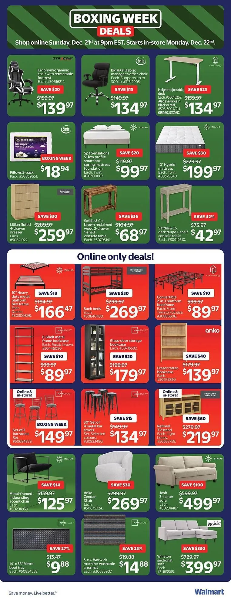 Walmart flyer from December 21 to January 1 2026 - flyer page 7