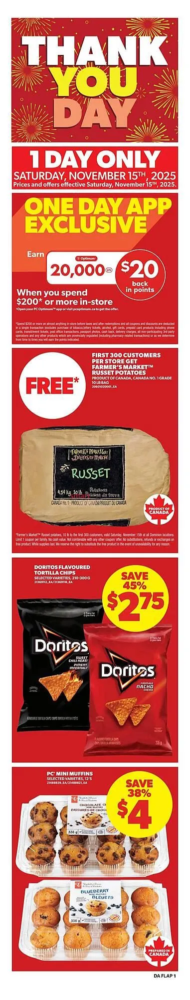 Dominion flyer from November 13 to November 19 2025 - flyer page 1