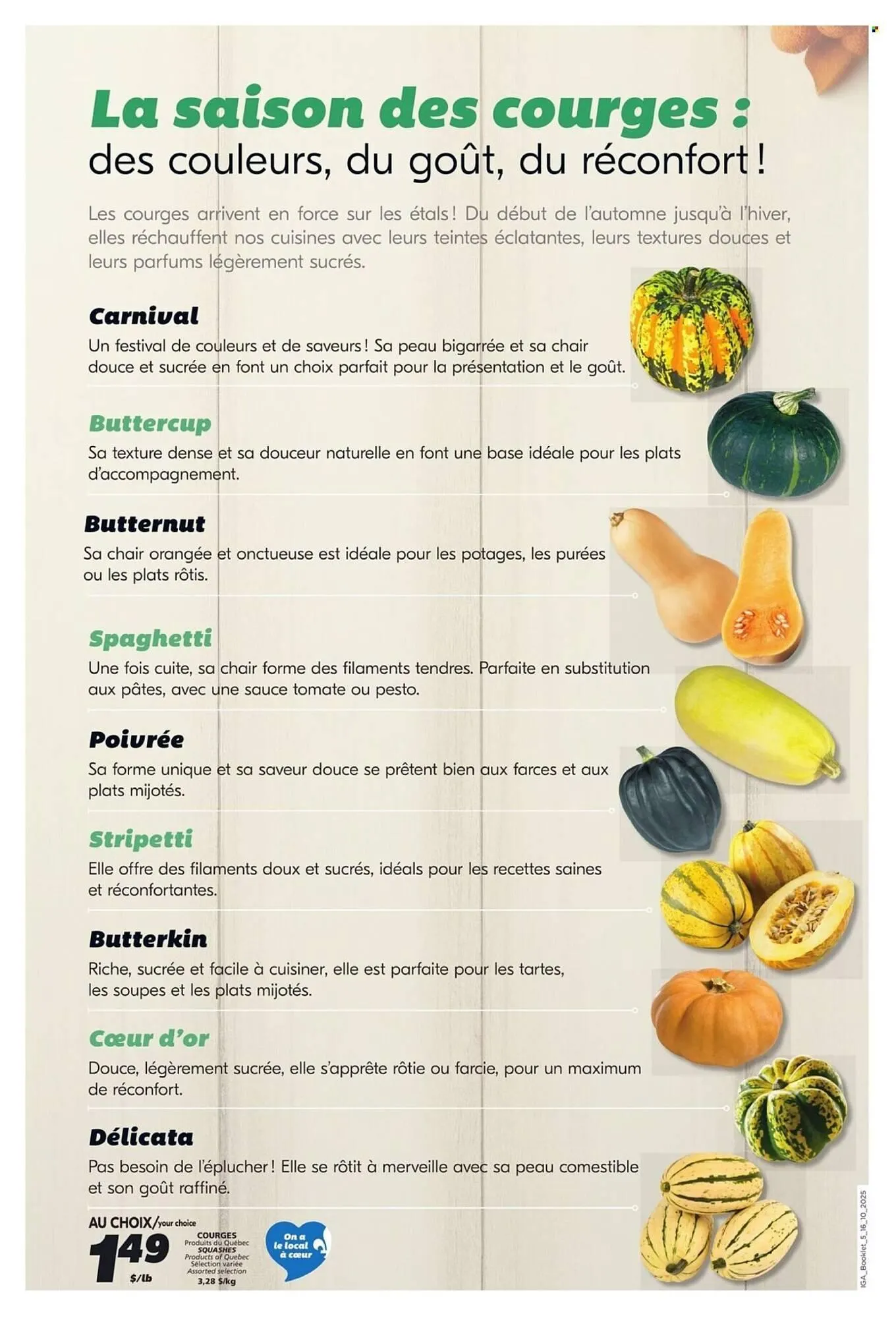 IGA flyer from October 23 to October 29 2025 - flyer page 5