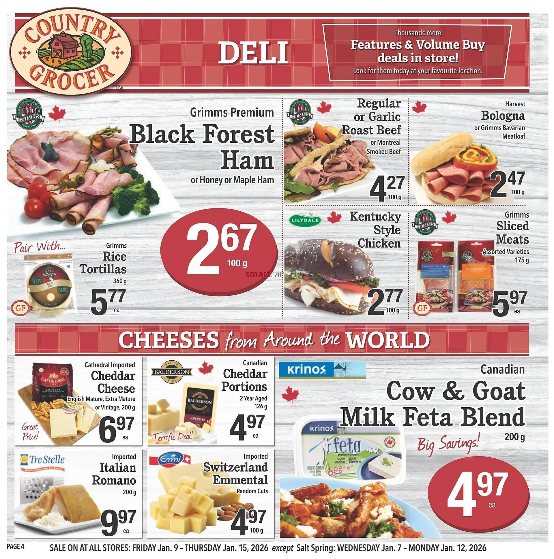 Country Grocer flyer from January 9 to January 15 2026 - flyer page 4