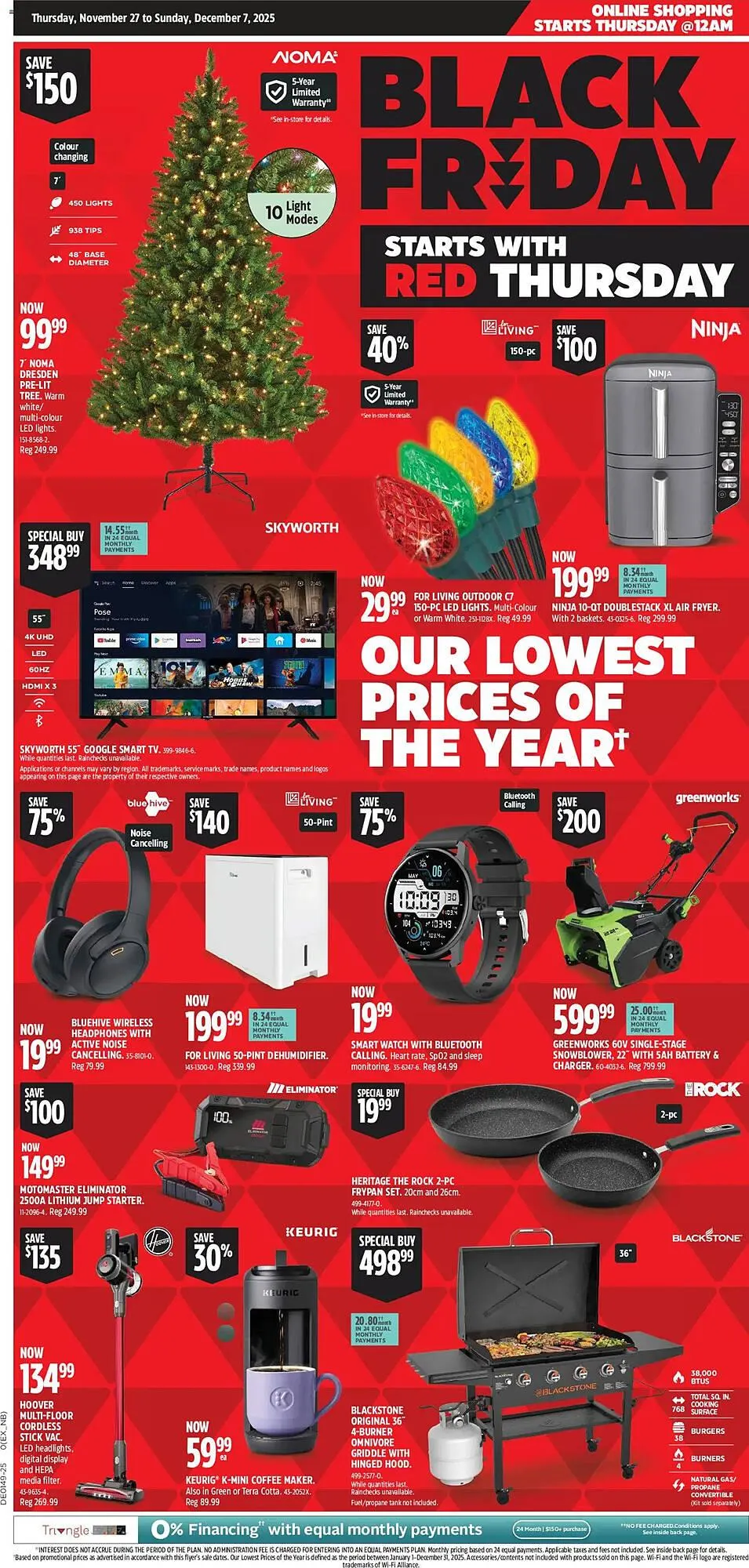 Canadian Tire flyer from November 27 to December 8 2025 - flyer page 1