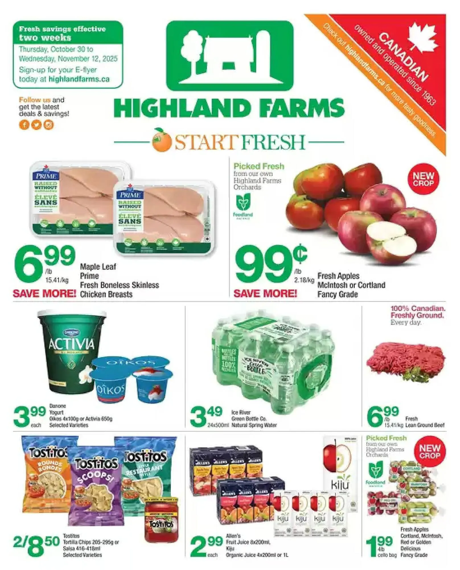 Highland Farms flyer from November 11 to November 12 2025 - flyer page 1