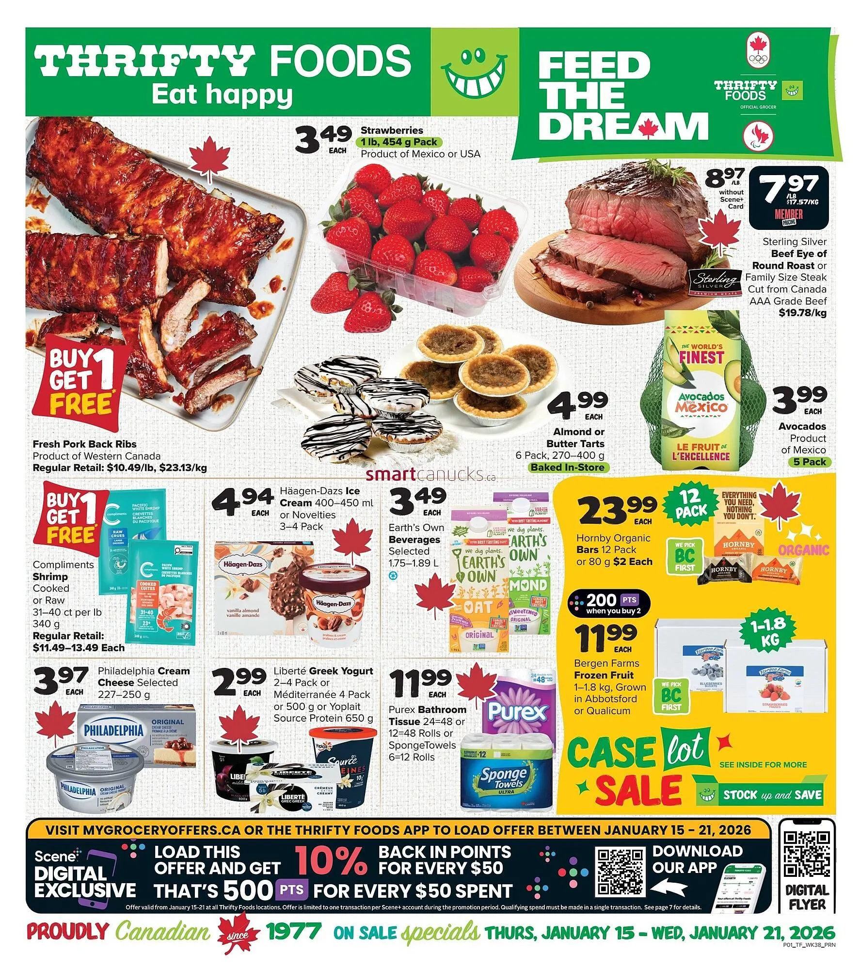 Thrifty Foods flyer from January 15 to January 21 2026 - flyer page 1