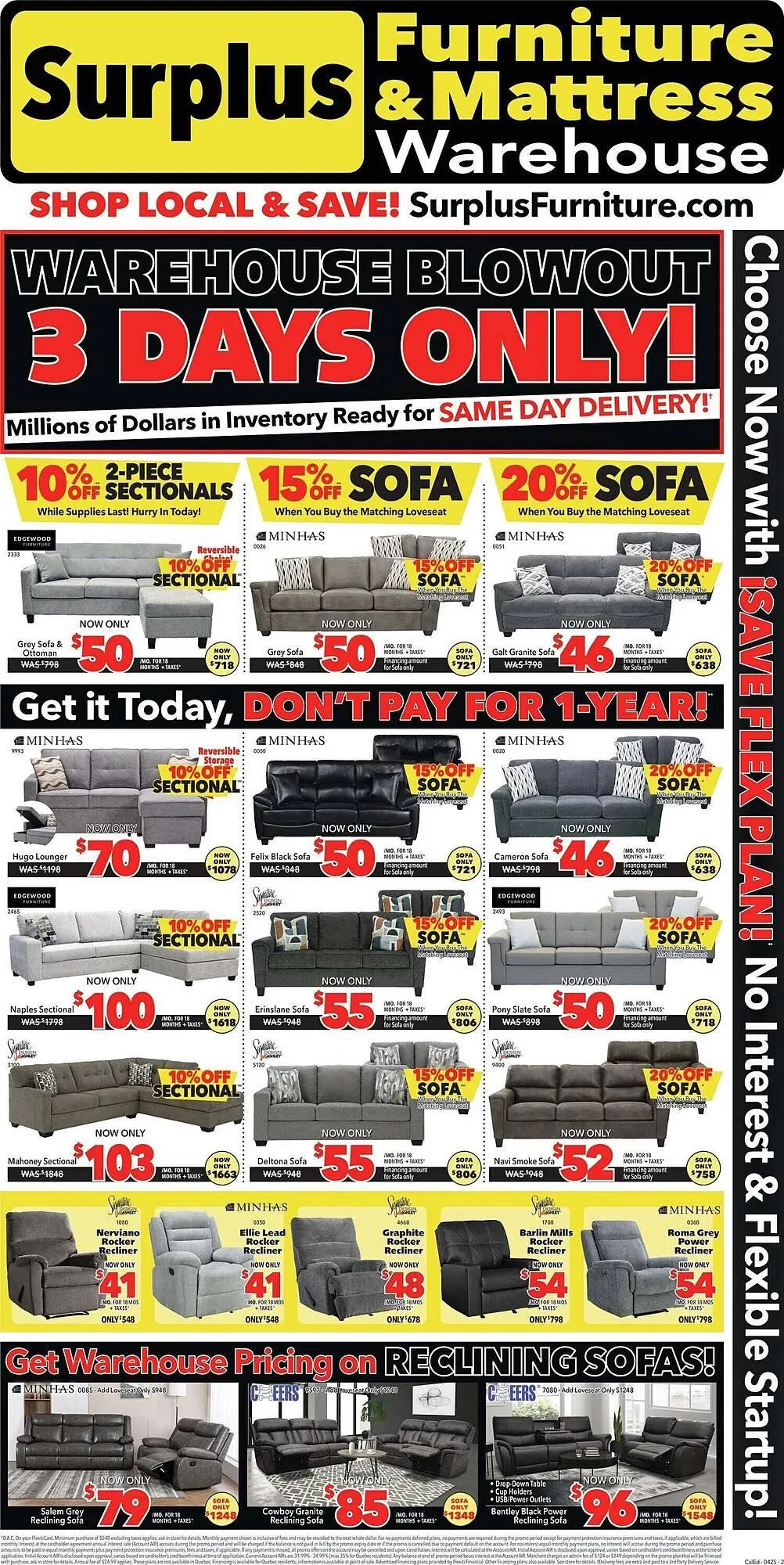 Surplus Furniture flyer - 1