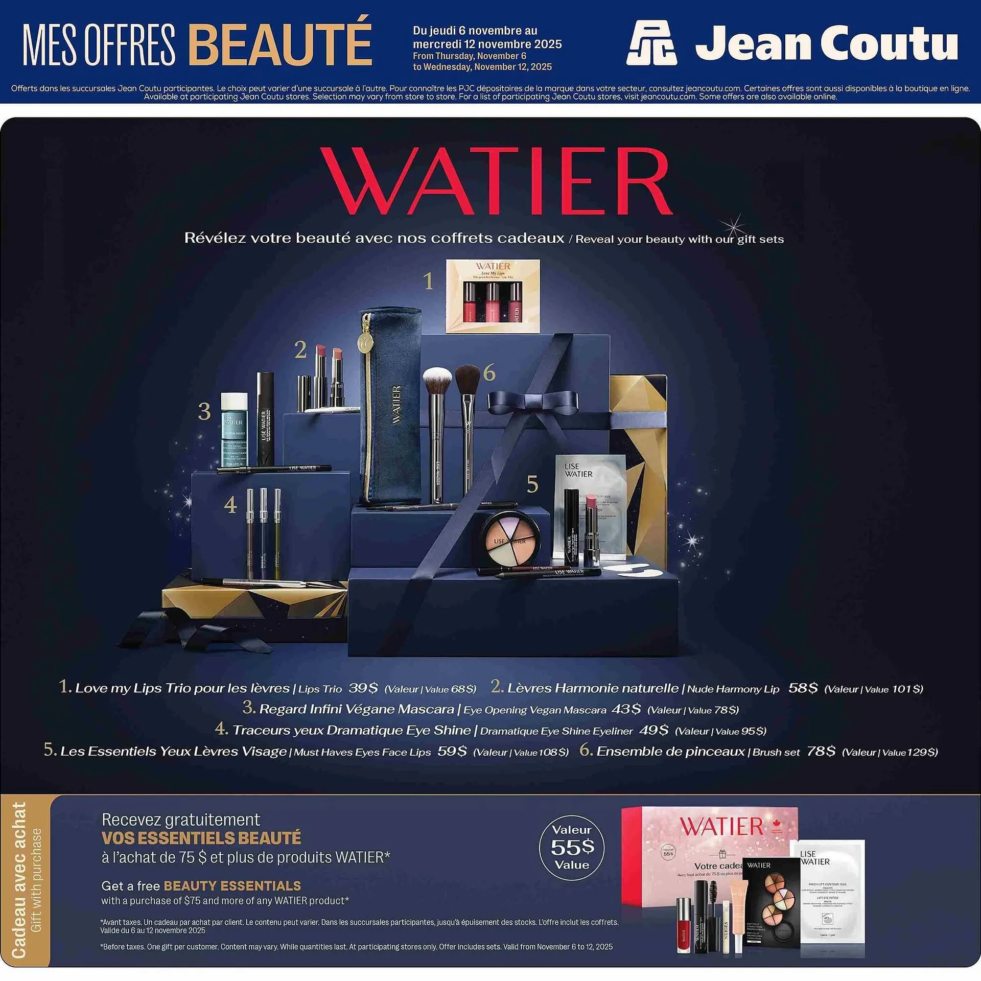 Jean Coutu flyer from November 6 to November 13 2025 - flyer page 1