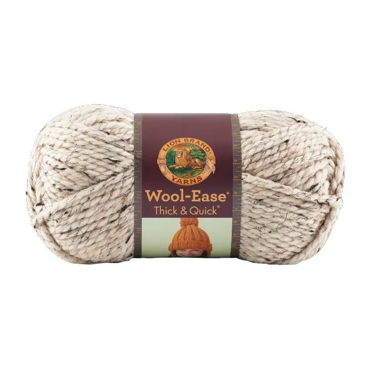 Lion Brand Wool Ease Thick & Quick 170g Yarn Oatmeal