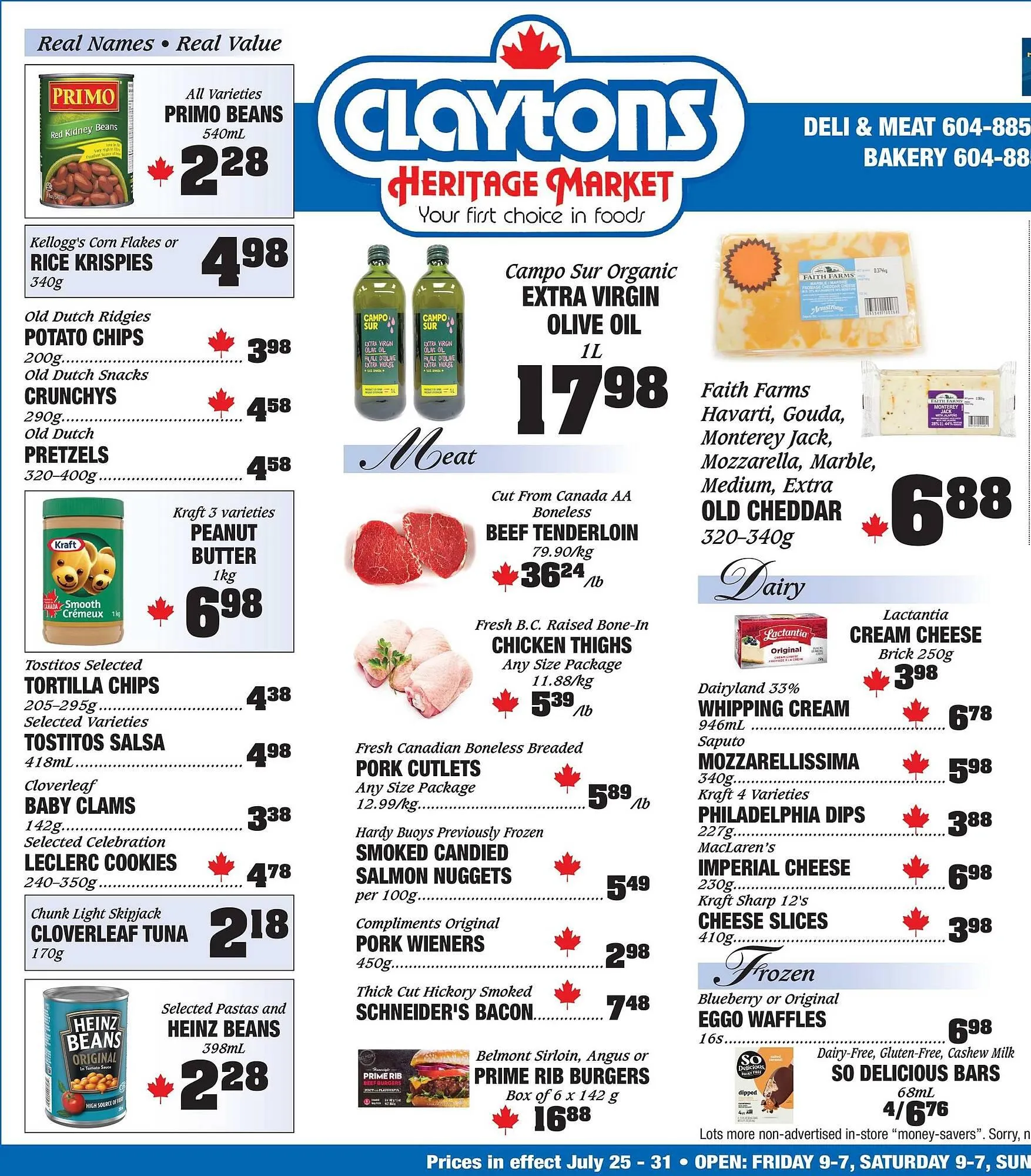 Claytons Heritage Market flyer - 1