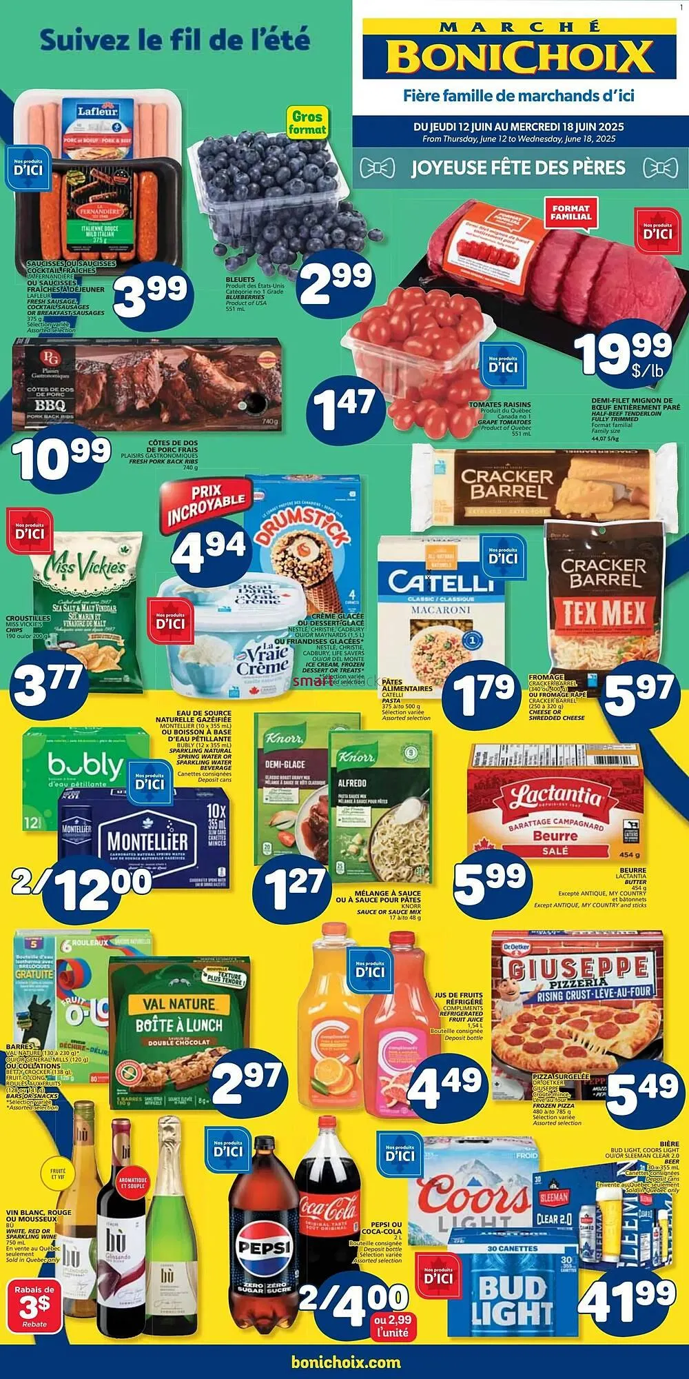 Marché Bonichoix flyer from June 12 to June 18 2025 - flyer page 1