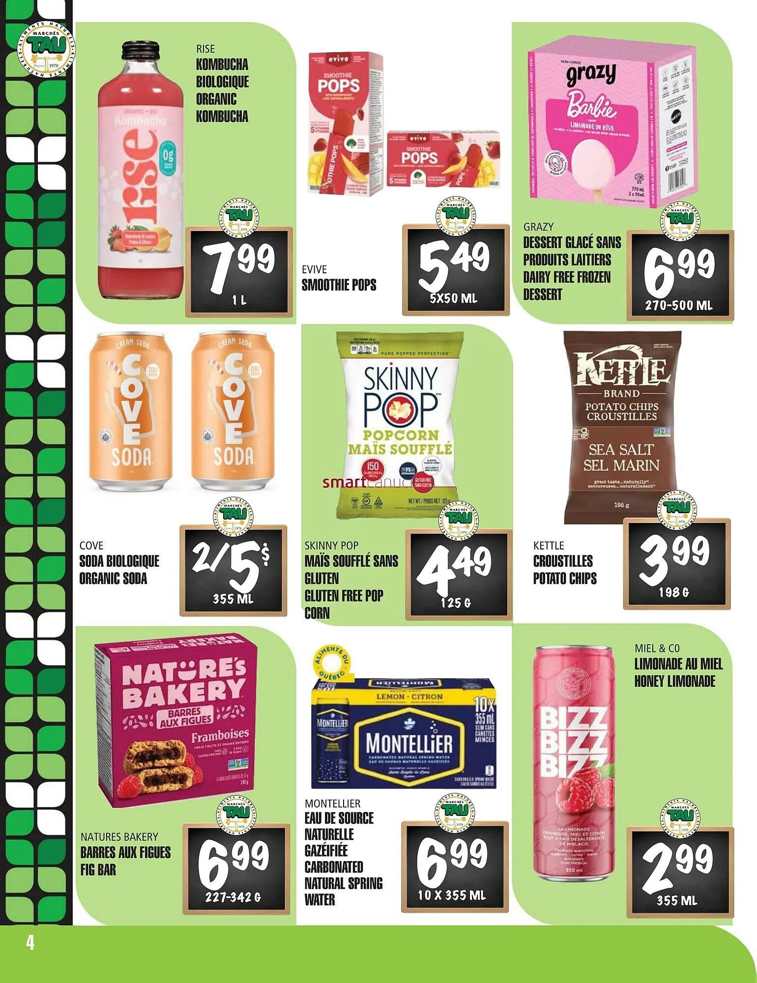 Marches Tau flyer from August 4 to August 31 2025 - flyer page 4