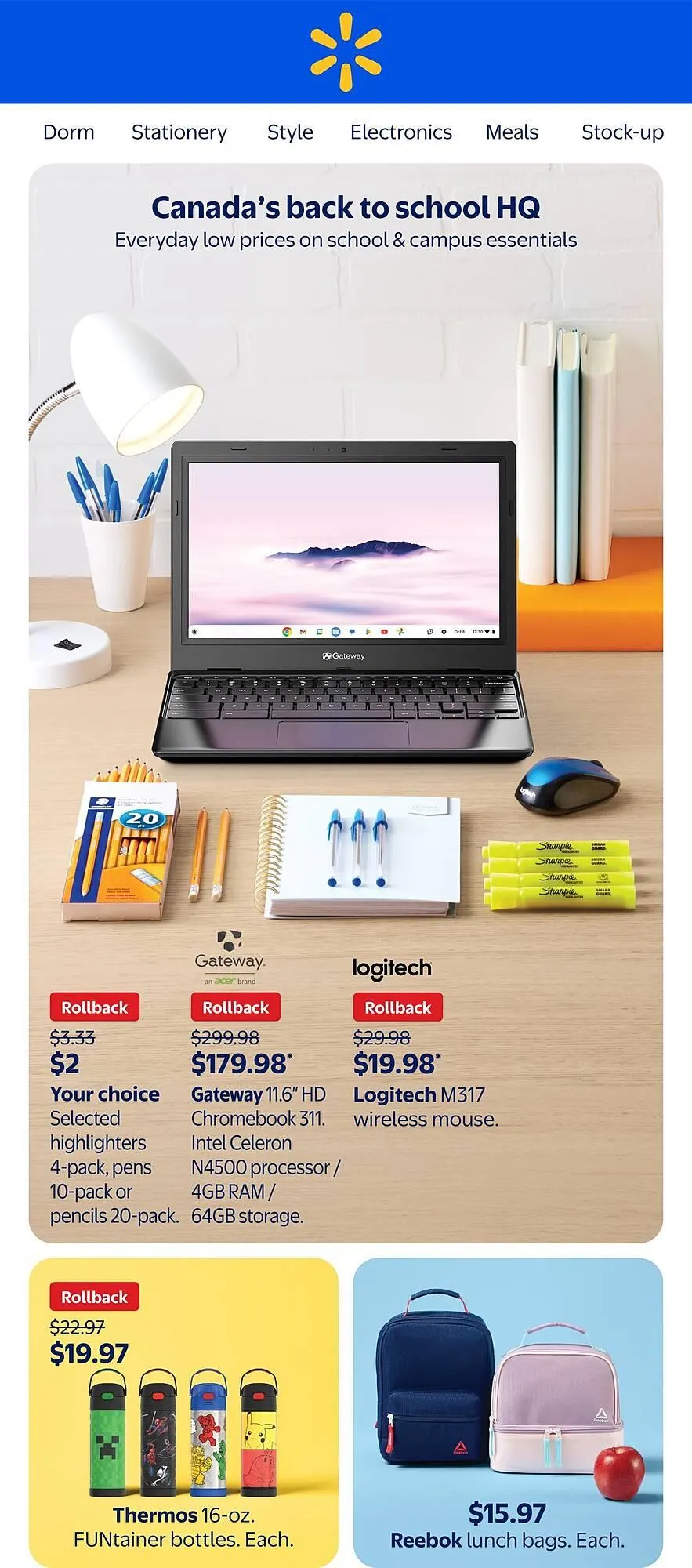 Walmart flyer from August 21 to August 28 2025 - flyer page 1