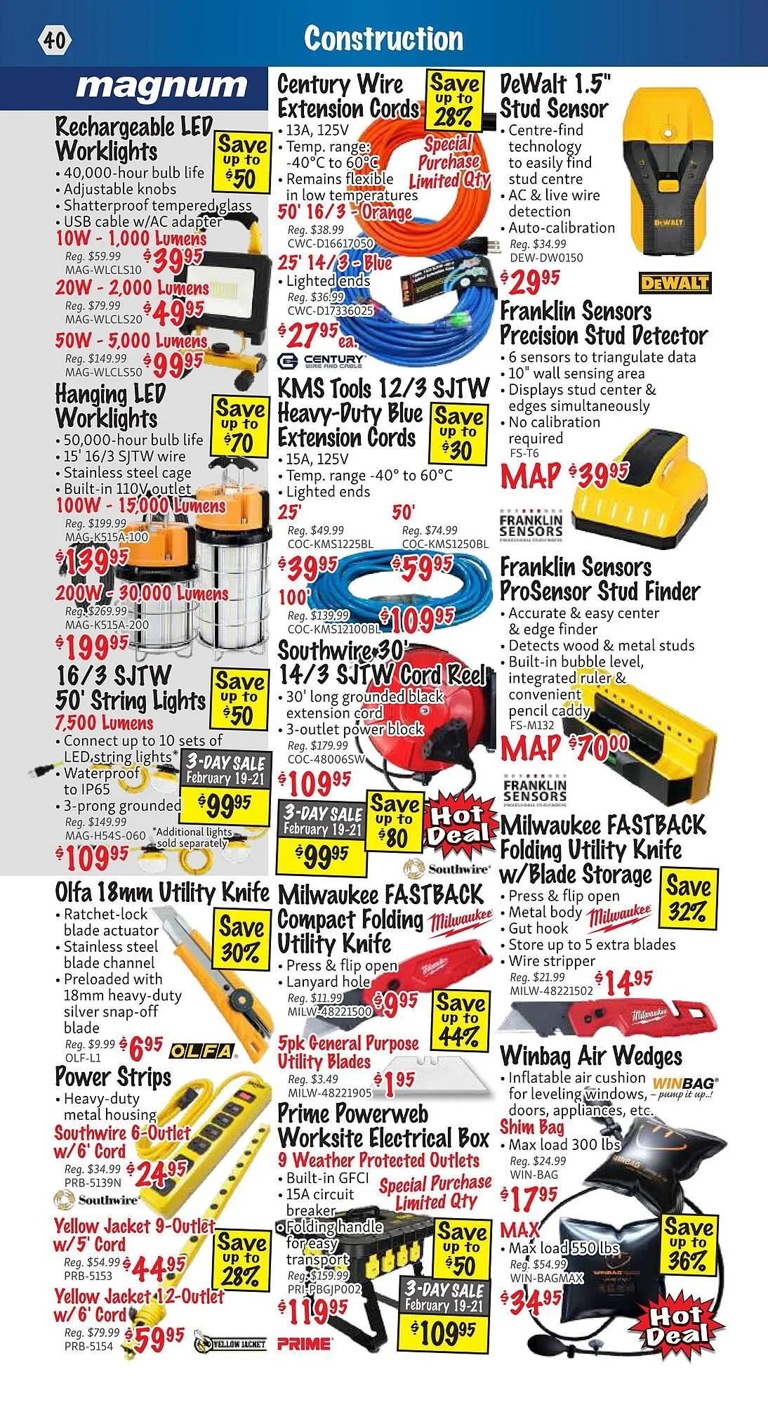 KMS Tools flyer from February 1 to February 28 2026 - flyer page 40