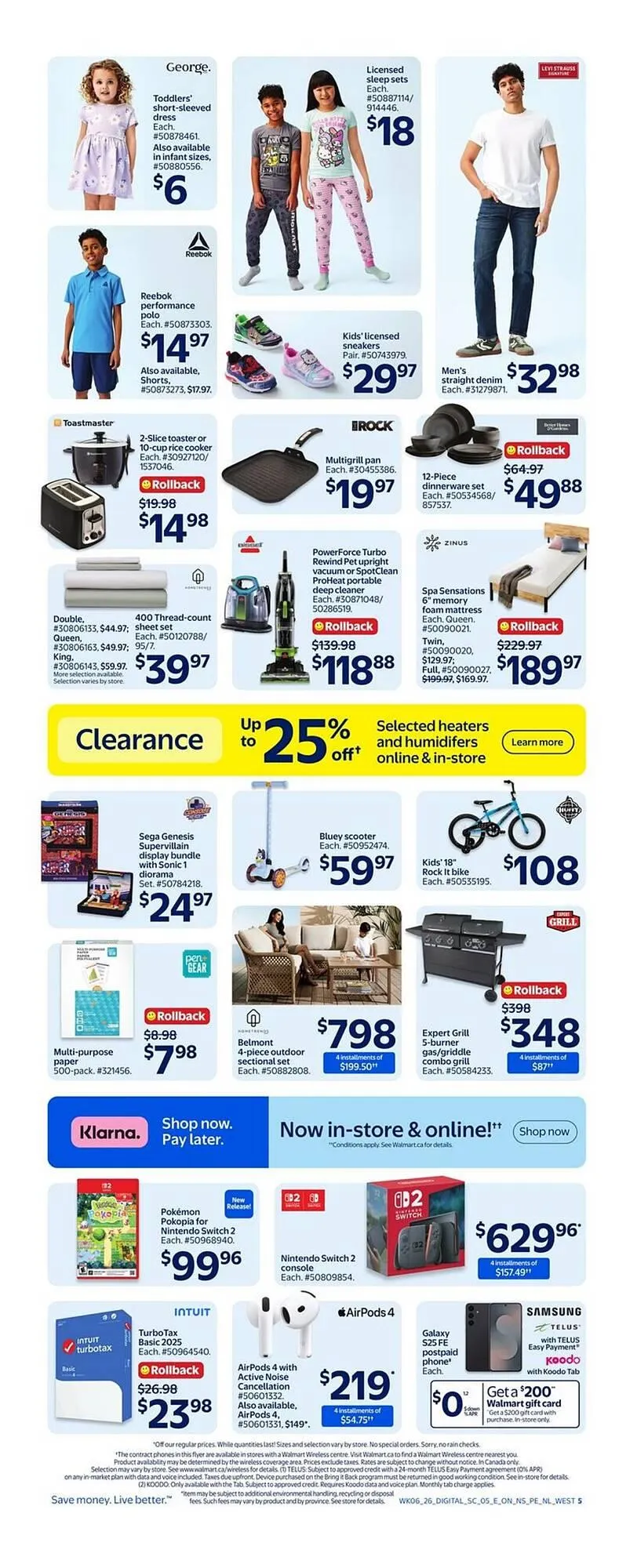 Walmart flyer from March 5 to March 11 2026 - flyer page 6