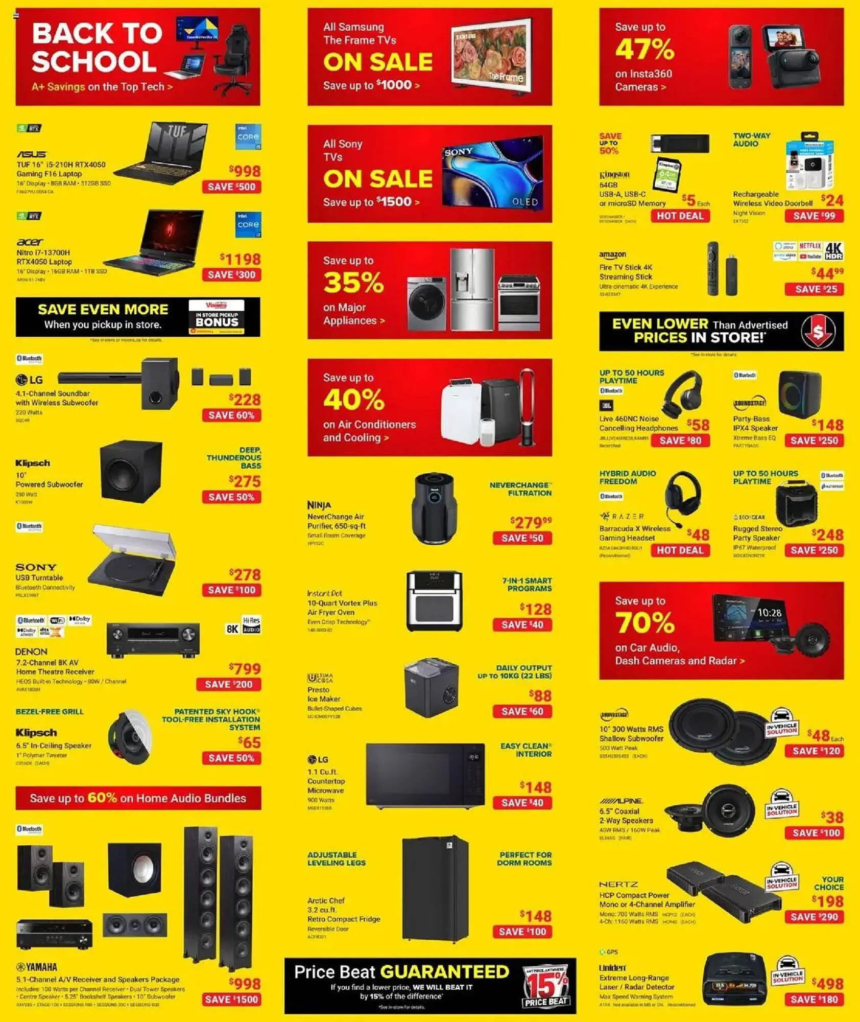 Visions Electronics flyer from August 29 to September 5 2025 - flyer page 4
