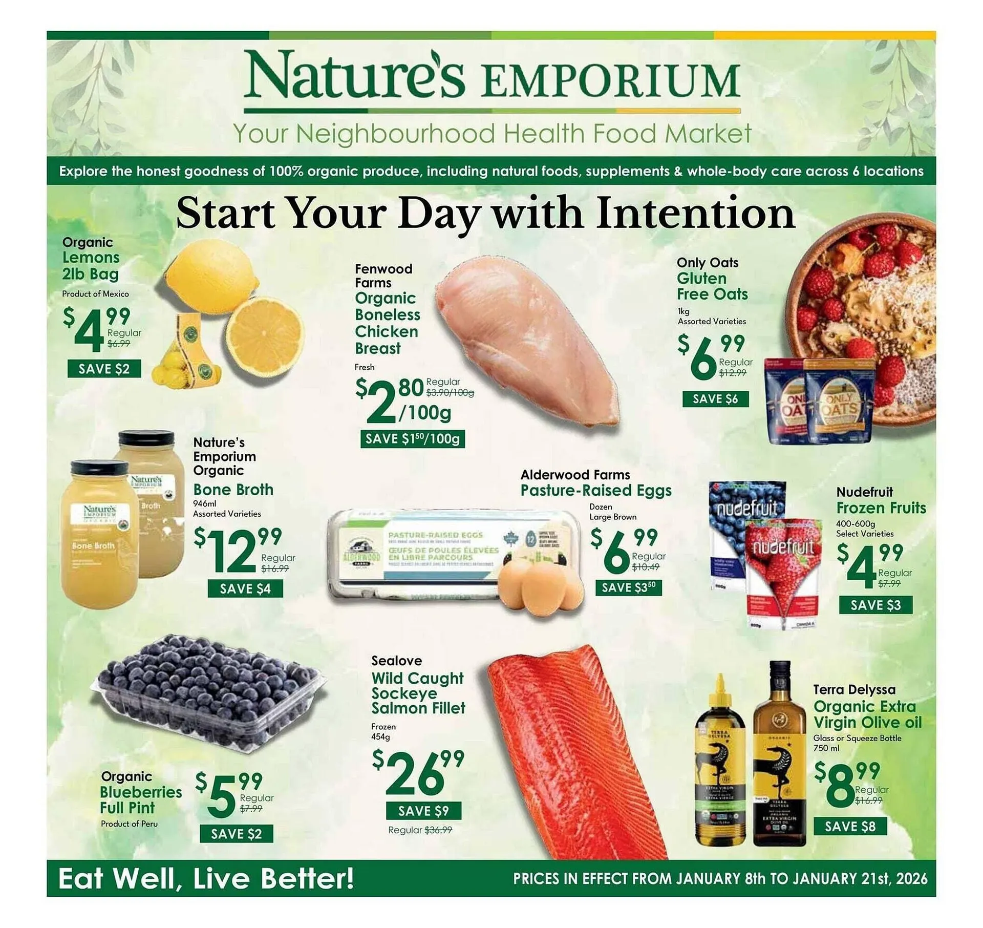 Nature's Emporium flyer from January 8 to January 15 2026 - flyer page 1